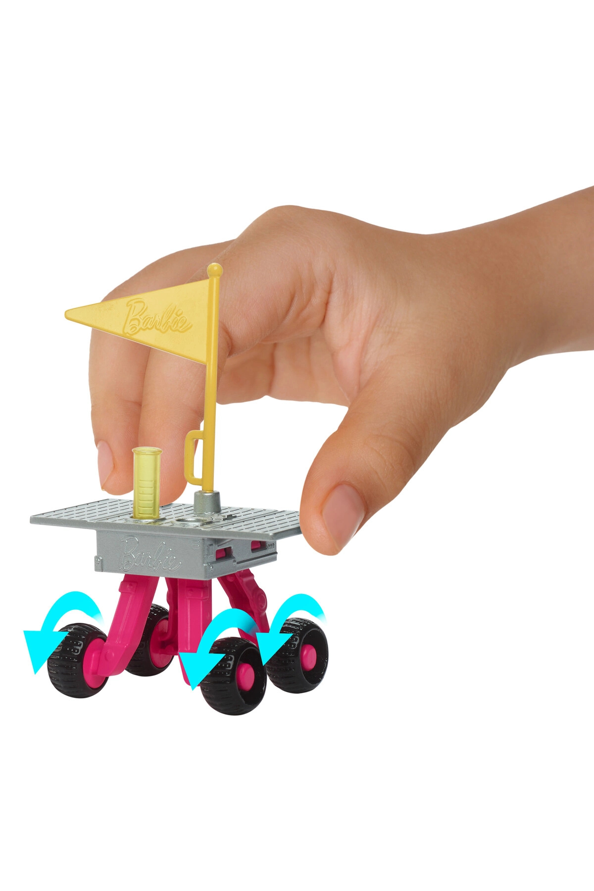 Barbie Deluxe Kariyer Bebek - Astronot tekerlekli keşif aracı ve uzay kaskı dahil 10 aksesuar HRG45 fotoğrafı 4 (önizleme)