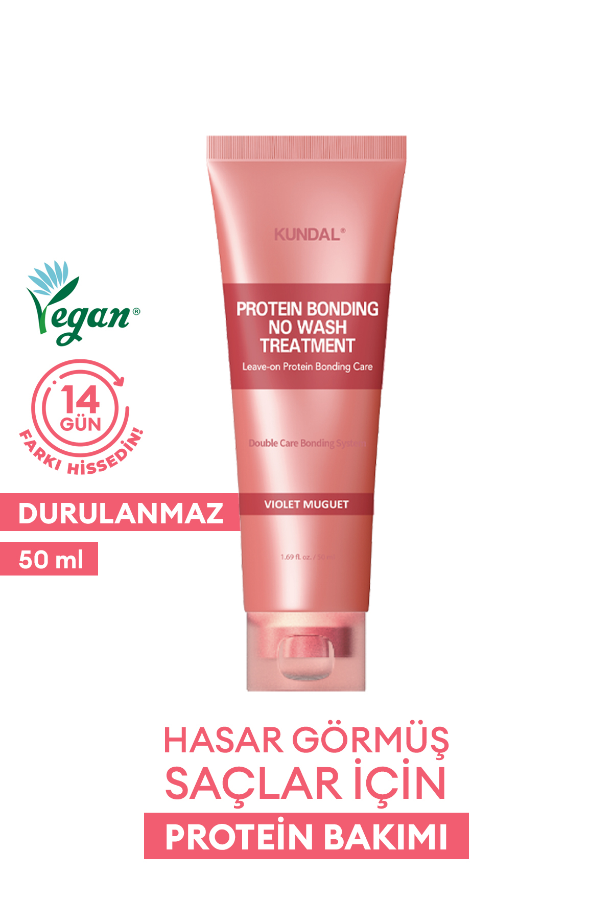 Kundal Yoğun Onarıcı Durulanmayan Bakım Kremi Protein Bonding No Wash Treatment 50ml Leather Iris - Fiyatı, Yorumları