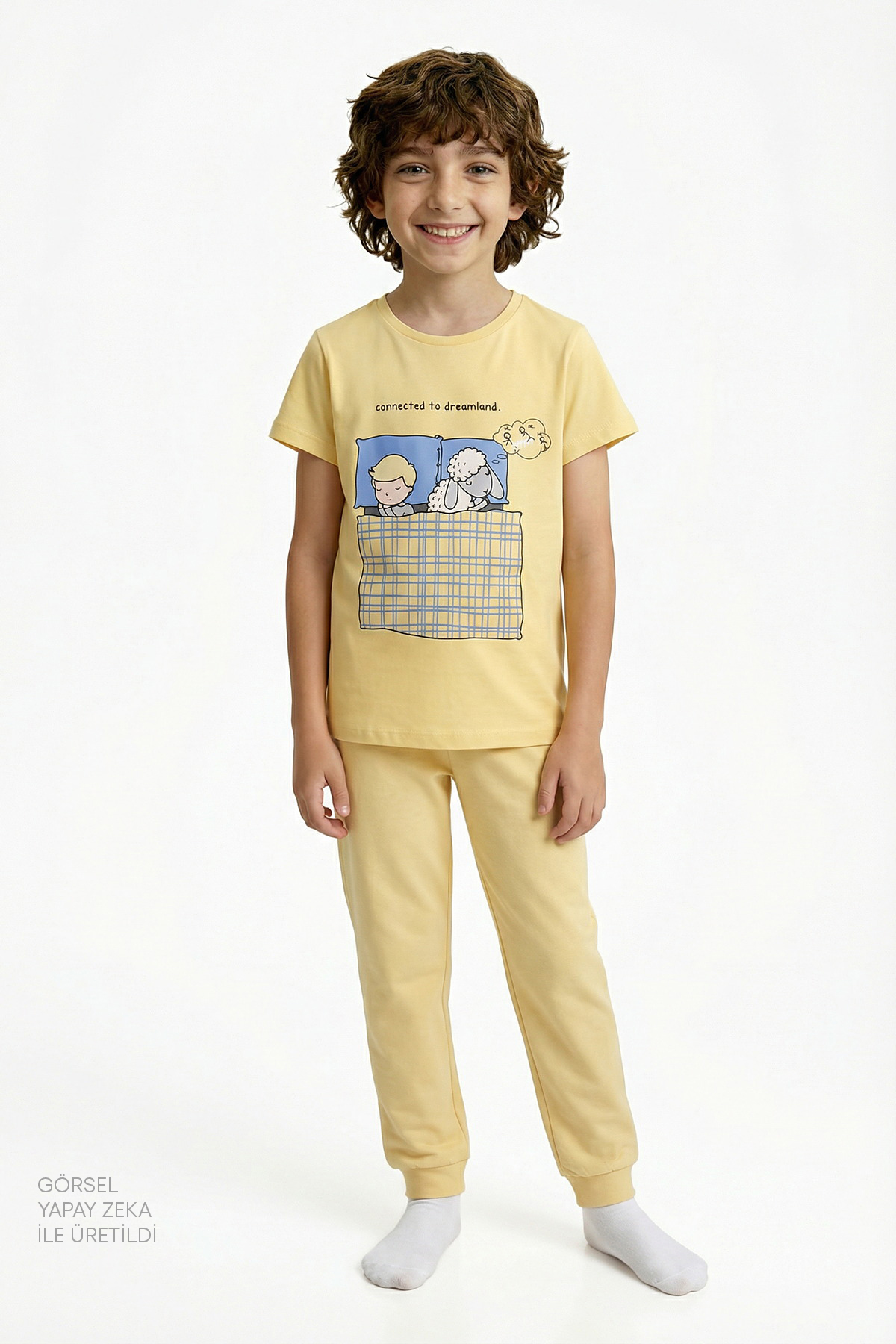 Penti Mavi Erkek Çocuk Sheepy Pamuklu 2'li Pijama Takımı fotoğrafı 5 (önizleme)