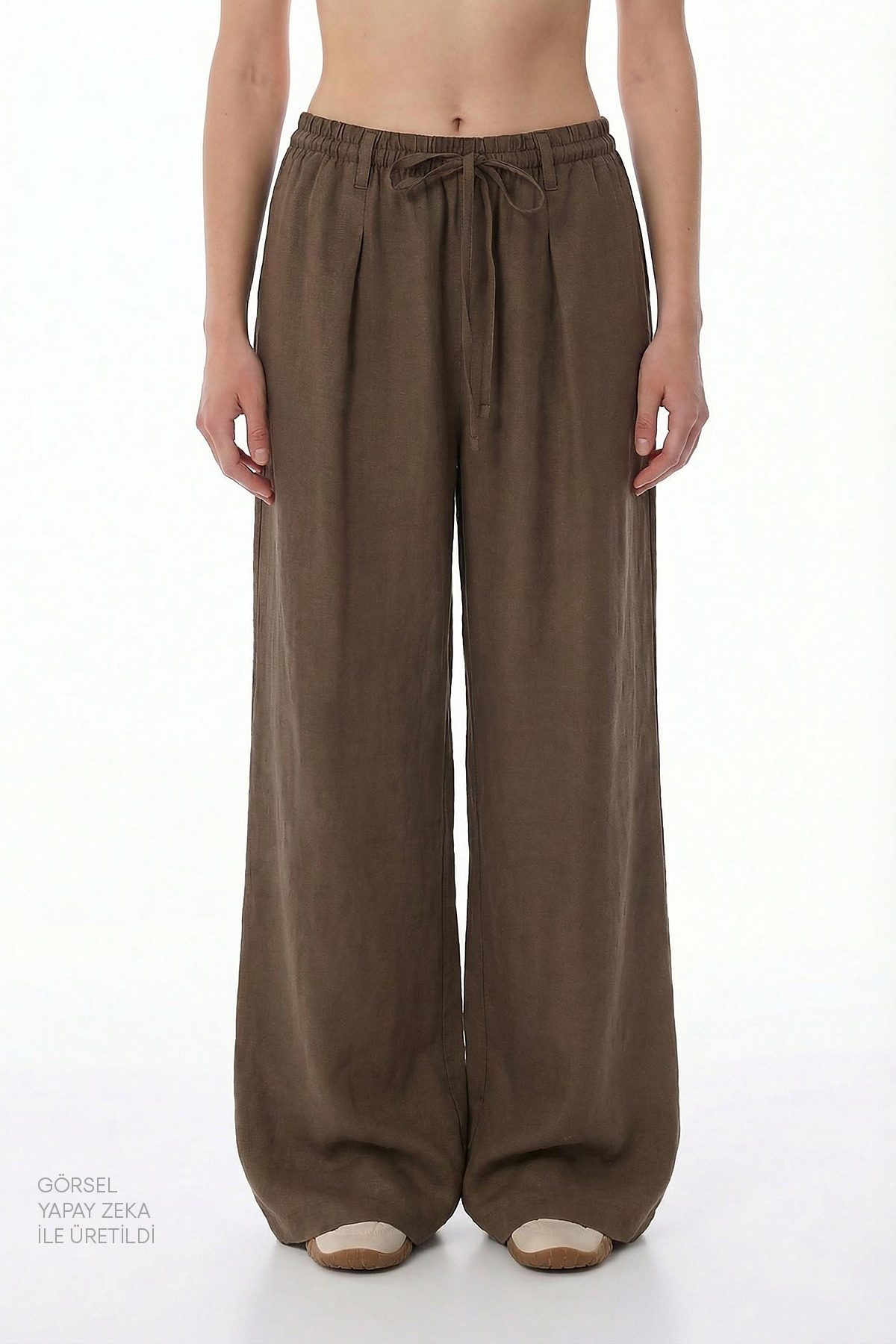 Penti  Haki Linen Pantolon