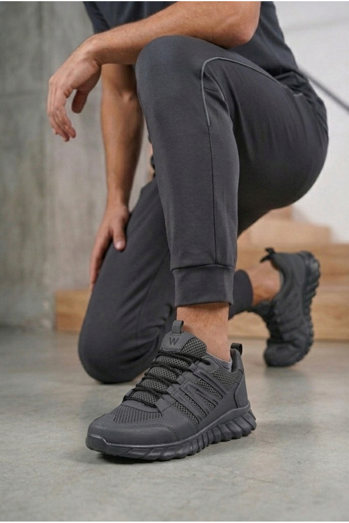 کفش ورزشی مردانه آسپندوس مدل Ultra Lightweight Footwear Running Sneakers به ​​رنگ خاکستری — خاکستری ۲۶۷۸۰۰۰۱۹۰۳ — تصویر 3 از 4