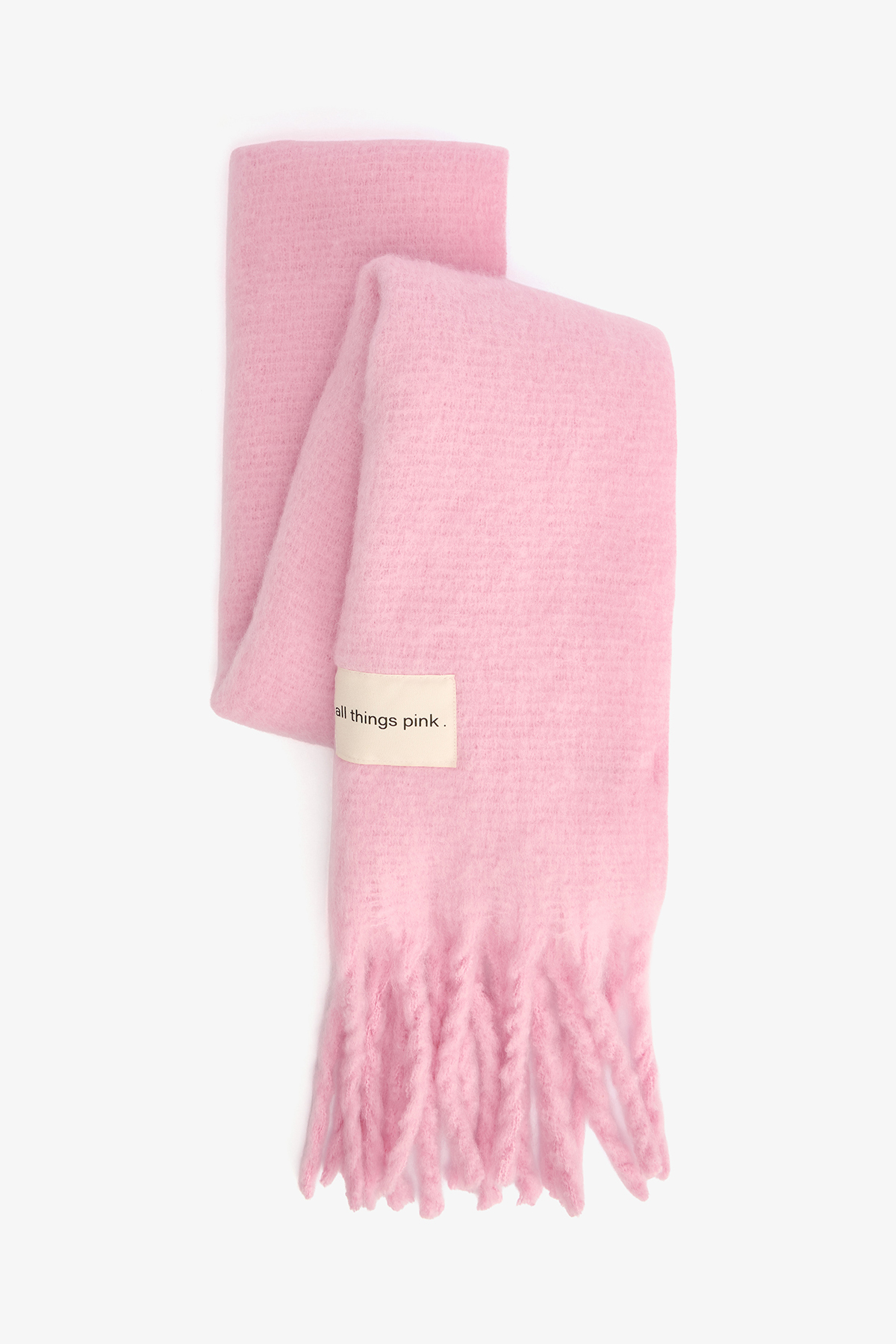 Penti Şeker Pembe Pera Yumuşak Dokulu Atkı görsel 3