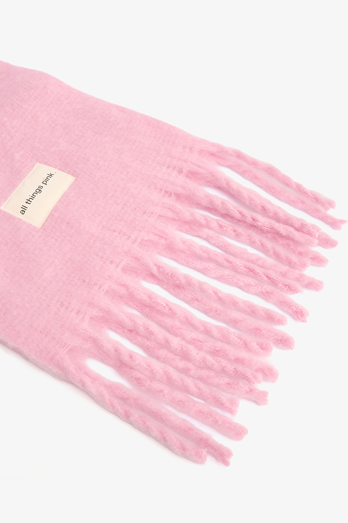 Penti Şeker Pembe Pera Yumuşak Dokulu Atkı görsel 4