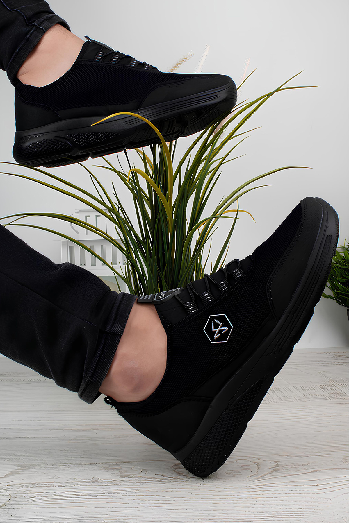 OXİ Oxi Nik Erkek Günlük Sneaker Bağcıksız Erkek Spor Ayakkabı görsel 2
