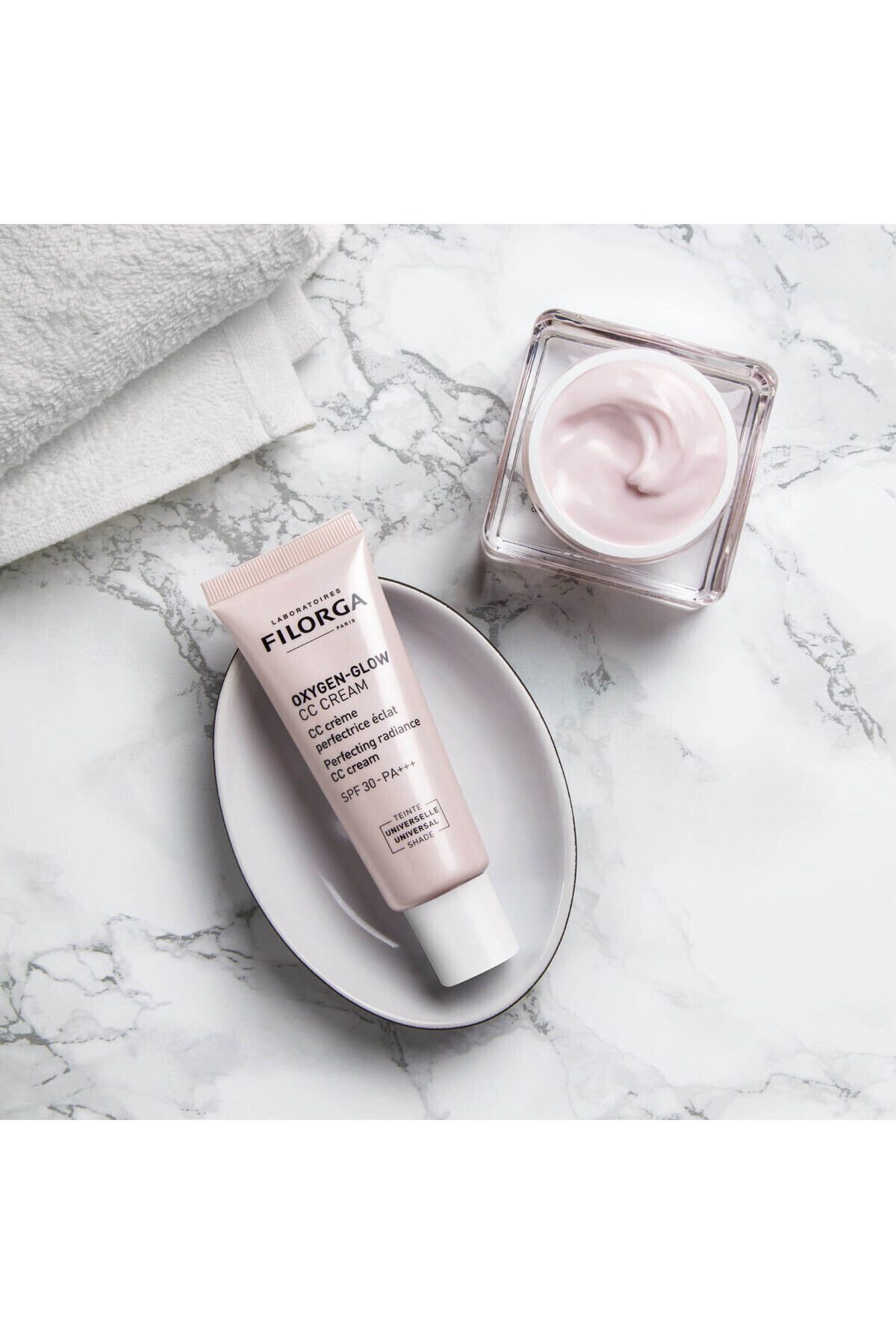 Makyajsız Doğal Cam Cilt Görünüm Kiti (Hydra Hyal Serum ve Oxygen Glow Işıltıcı CC Krem) — VB-CV-CU — تصویر 4 از 5