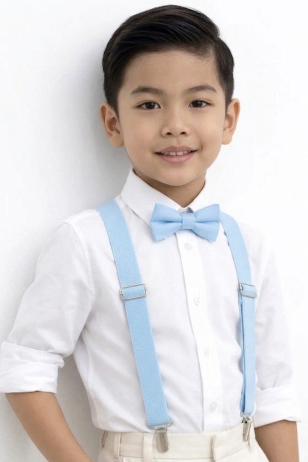 BOY'S SUSPENDERS and BOW TIE 1-12 YEARS OLD COMPATIBLE