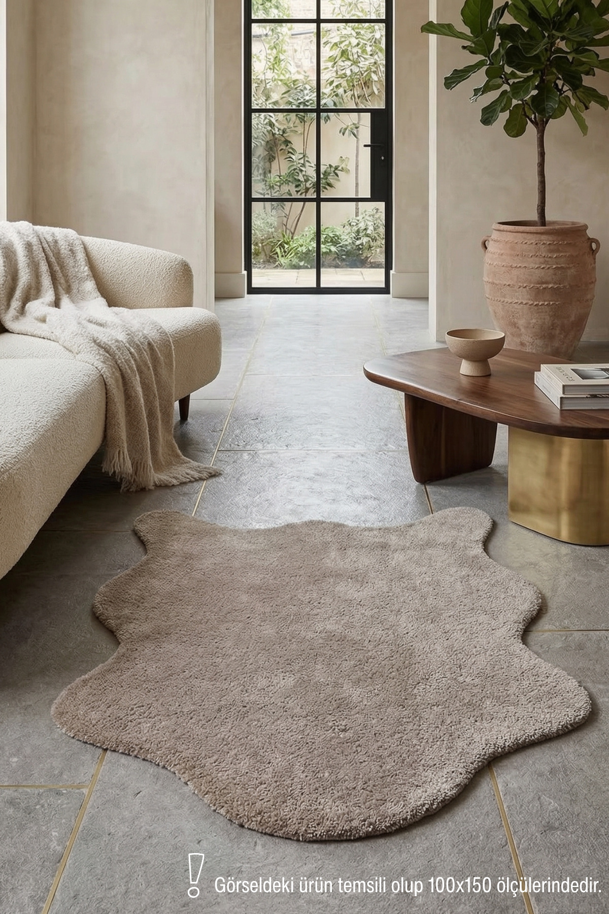 Puffy Soft Plush Coat Rug | Anti-Slip,Washable,Entrance,Hall,Dressing Room, Vanity Rug