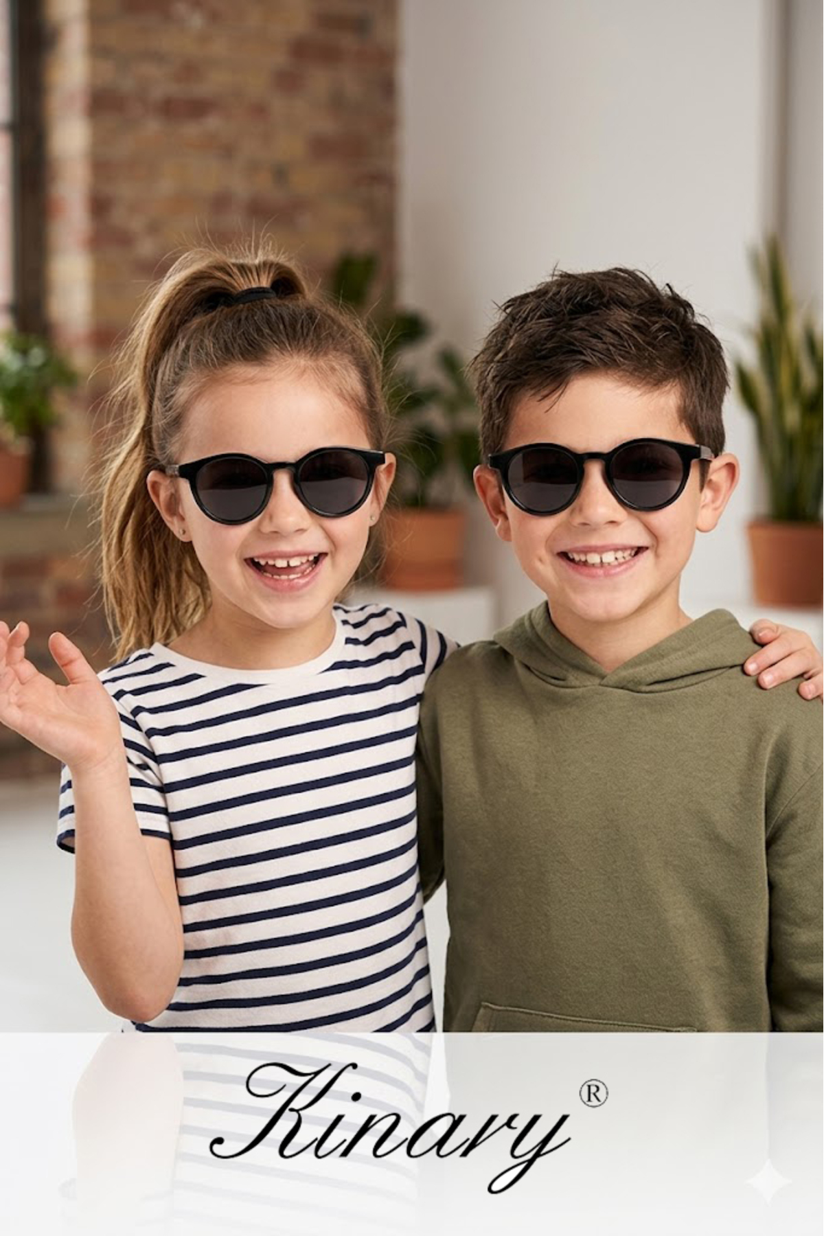 Girl/Boy Sunglasses Frame Color Black Item Code: 4015
