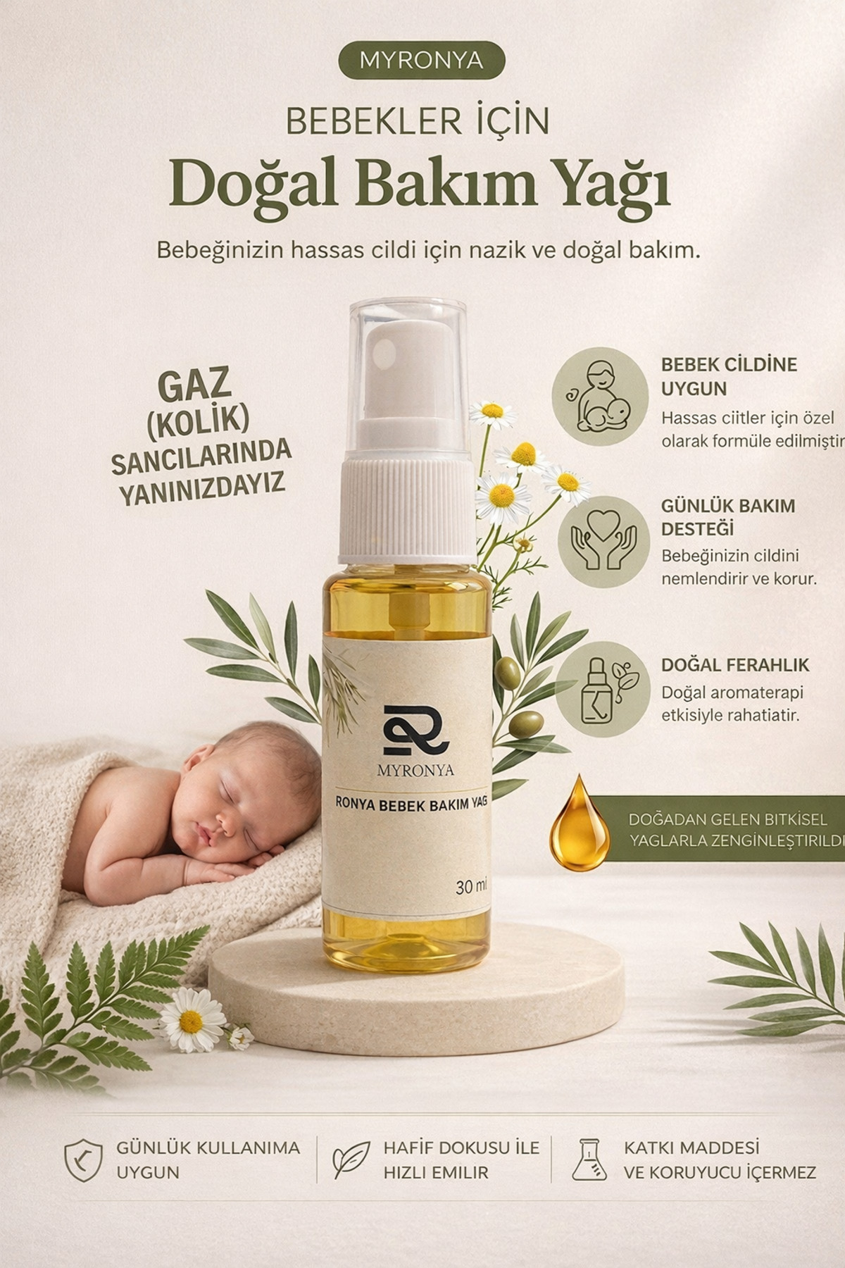 myronya Bebek Bakım Yağı - Fiyatı, Yorumları