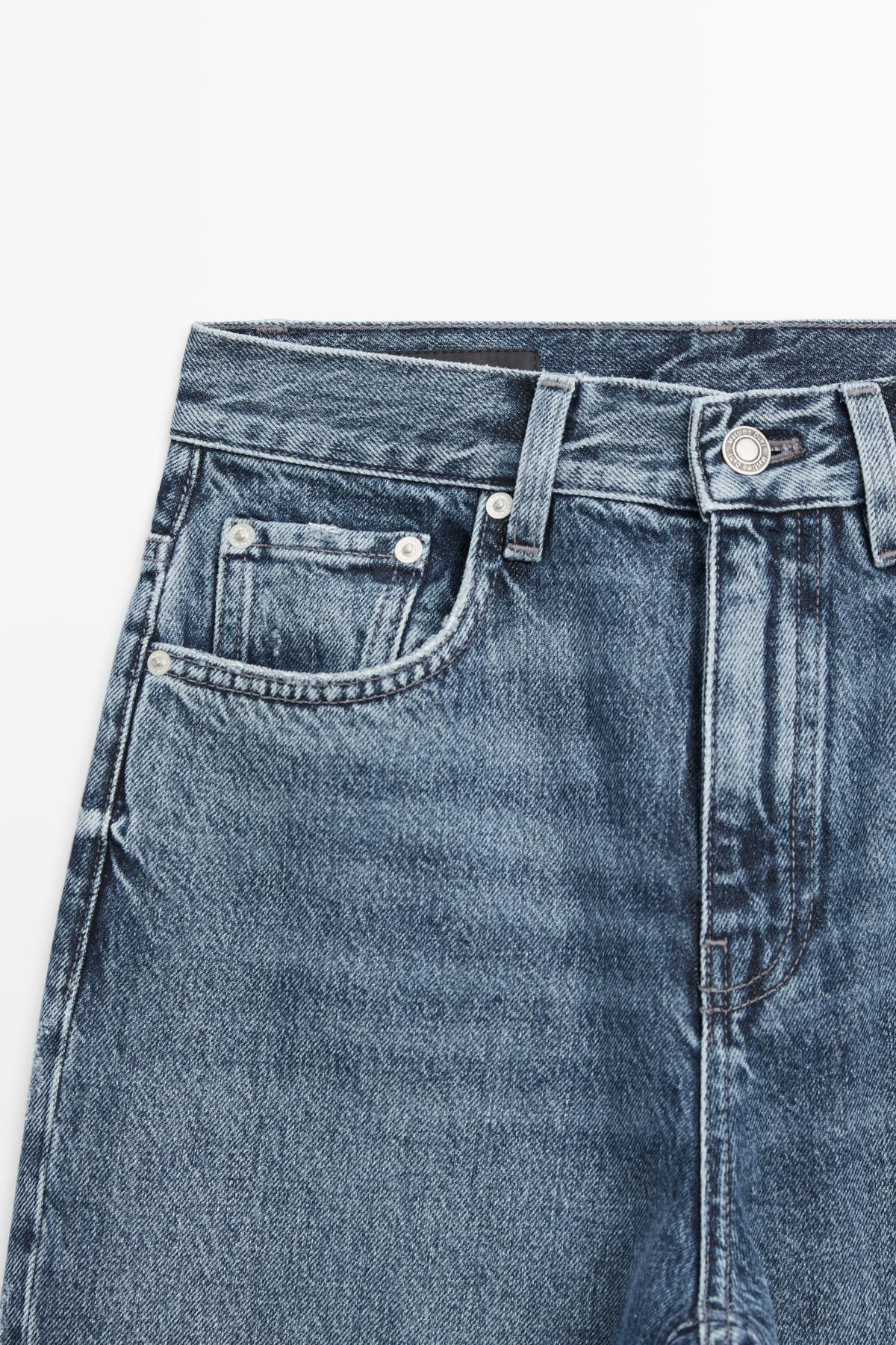 Massimo Dutti  Geniş paça jean - Görsel 6