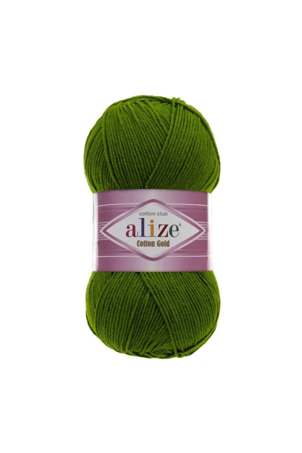 Summer Cotton Rope Cotton Gold Amigurumi Punch Rope 35 Dark Green