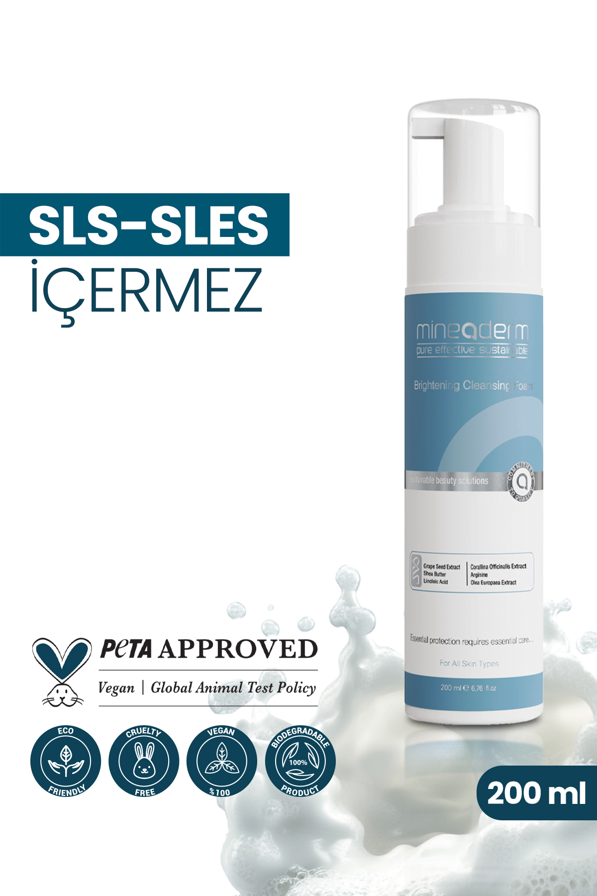 Aydınlatıcı Günlük Temizleme Köpüğü/Brightening Cleansing Foam — 8680525350112 — تصویر 7 از 7