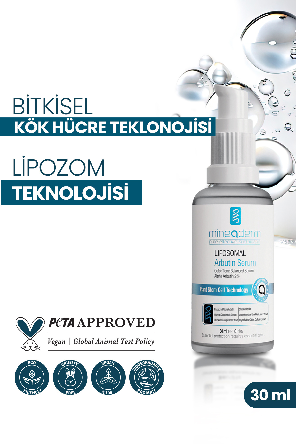 Leke Gidermeye Yardımcı Aydınlatıcı Arbutin Serum/Liposomal Arbutin Serum — arbutinserum — تصویر 7 از 7
