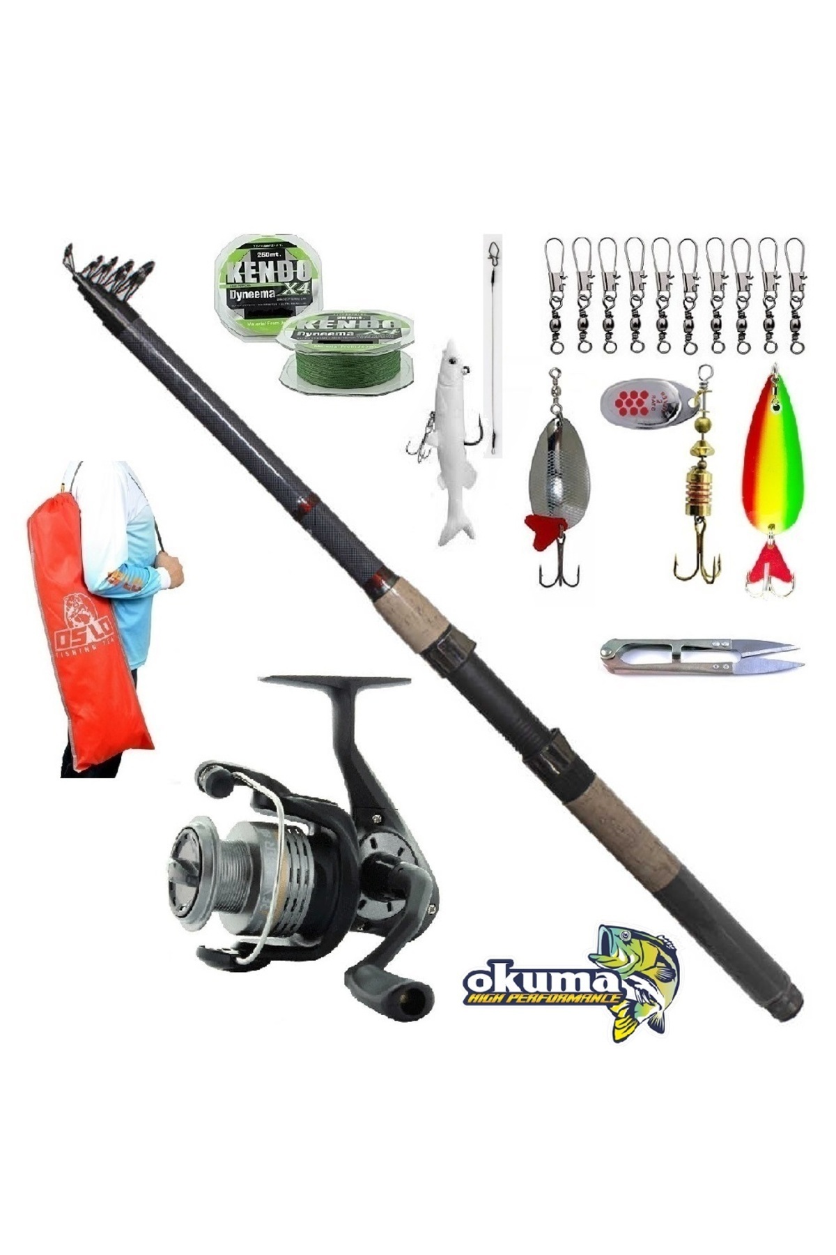 Okuma Revenger Rv-40 Remixon Sapphire 270cm 10-40gr Tele Turna