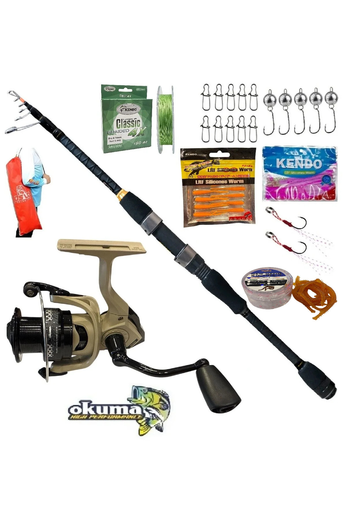 Oslo Okuma Outrax 1000 2.28mt 3-16gr Ryuji Rock Fish Tele Lrf Olta