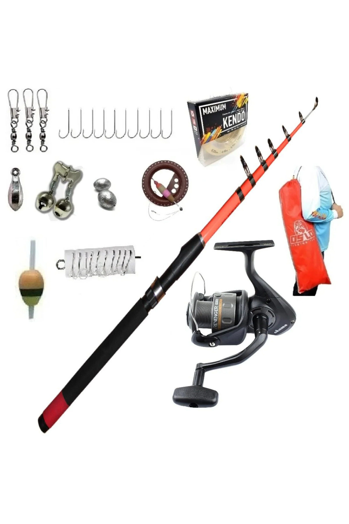 Okuma Revenger Rv-25 Dolphin 210cm 10-30gr Lüx Tam Takım Çocuk