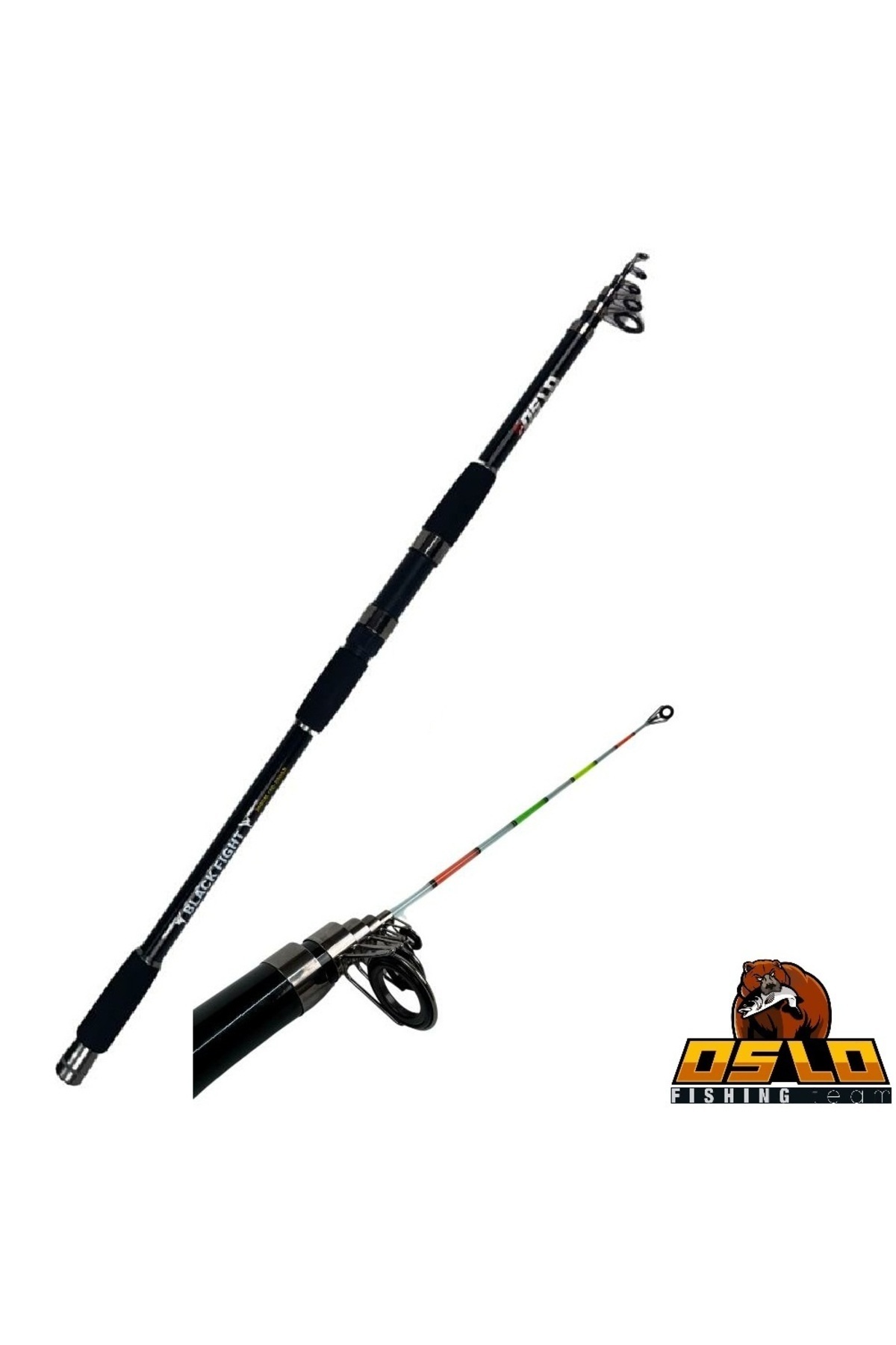 Oslo Black Fight 360 cm 100-200 gr Teleskopik Olta Kamışı - Fiyatı