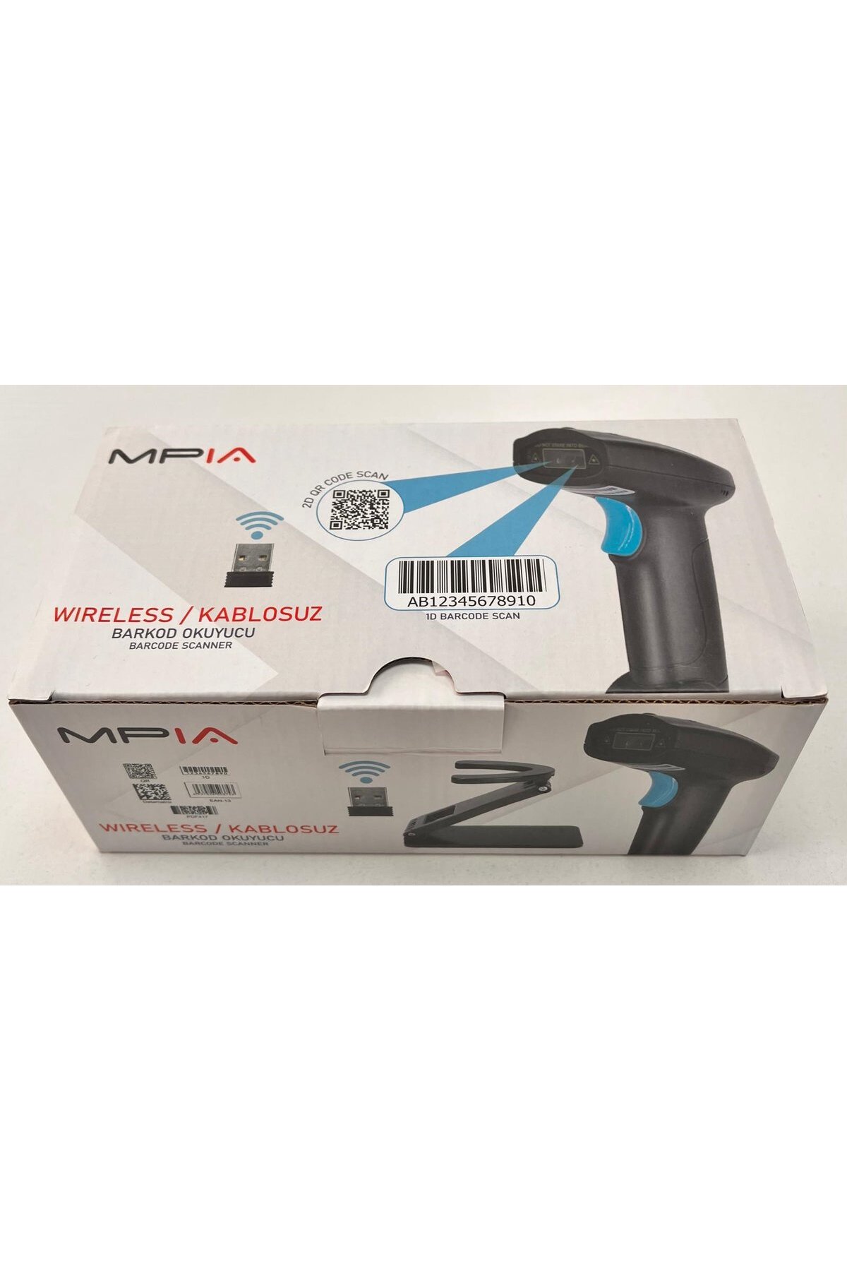 Mpia BS-2 خواننده QR و بارکد قابل حمل 2D/1D – USB و بی‌سیم – اسکنر QR و بارکد برای POS و انبار