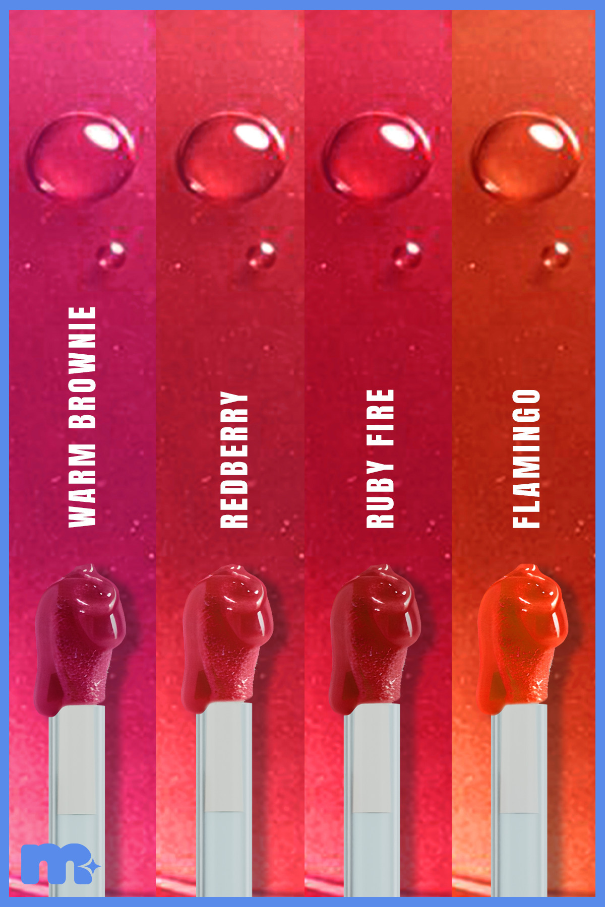 make up maruderm Dolgunlaştırıcı Etkili Dudak Parlatıcısı – Plumping Lip Gloss Flamingo — نارنجی PlumpGloss — تصویر 6 از 6