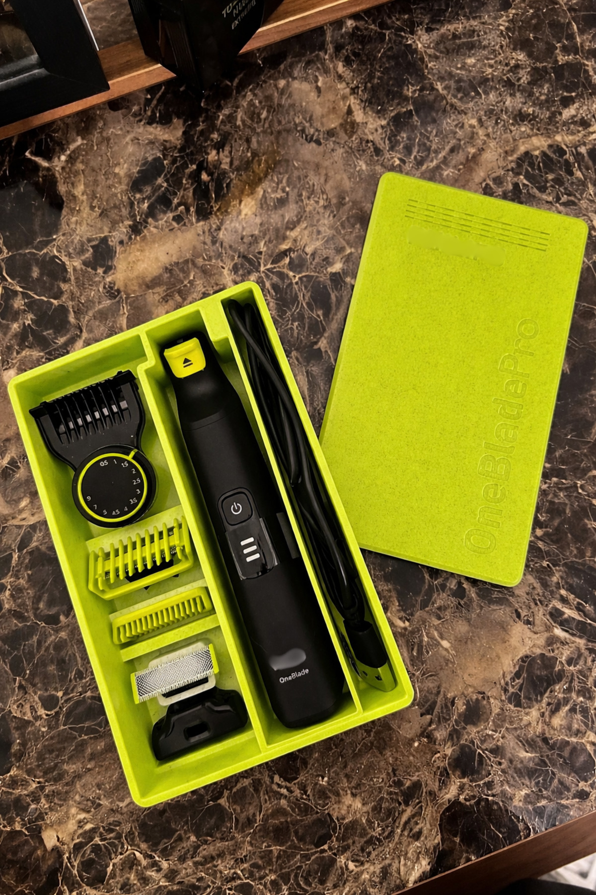 Zaru Concept Yeşil - OneBlade Pro 360 QP6542/15 Uyumlu Seyahat