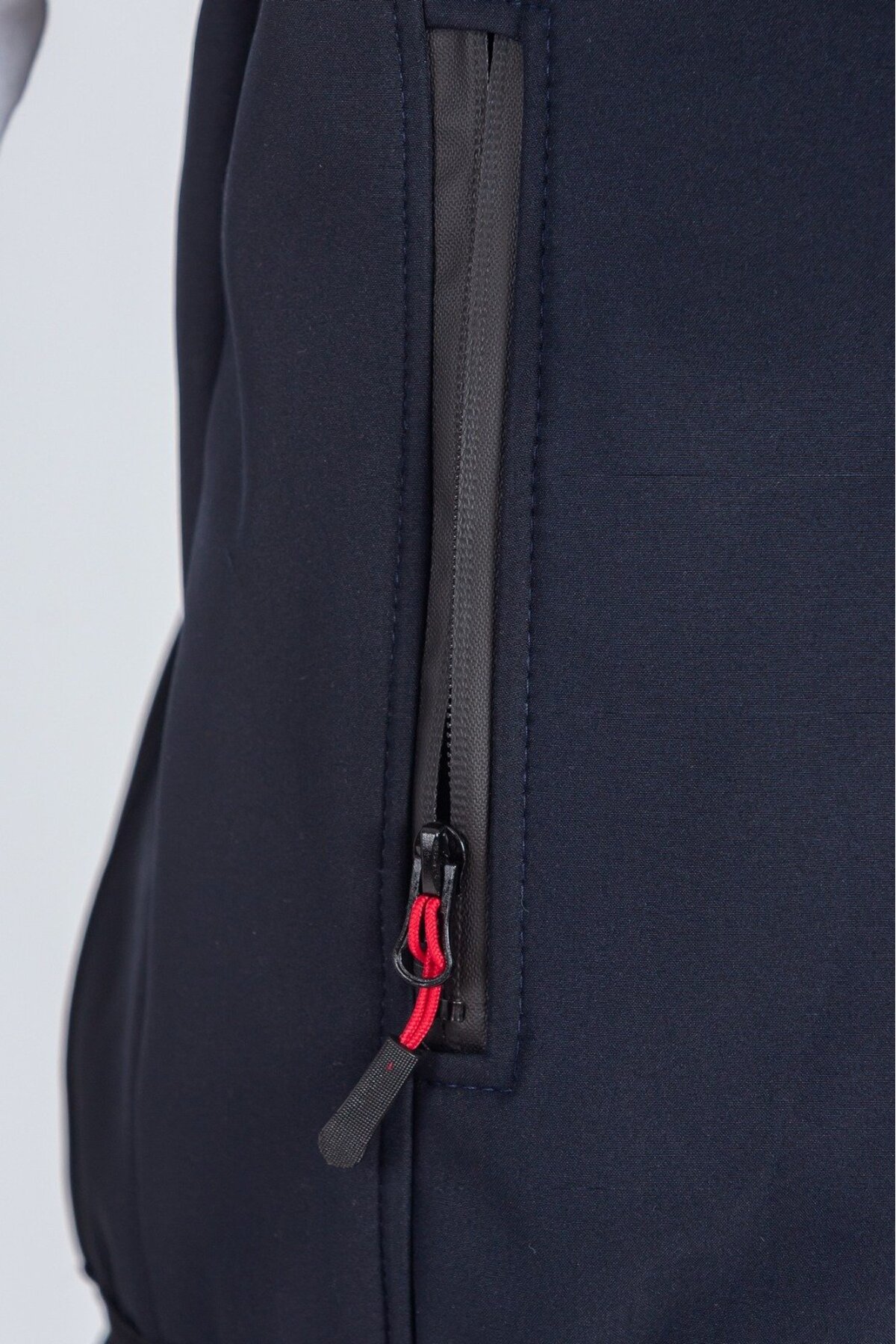 Vatan Tekstil Dik Yaka Slim Fit 3 Cepli Softshell Erkek Yelek Su İtici Kumaş görsel 6