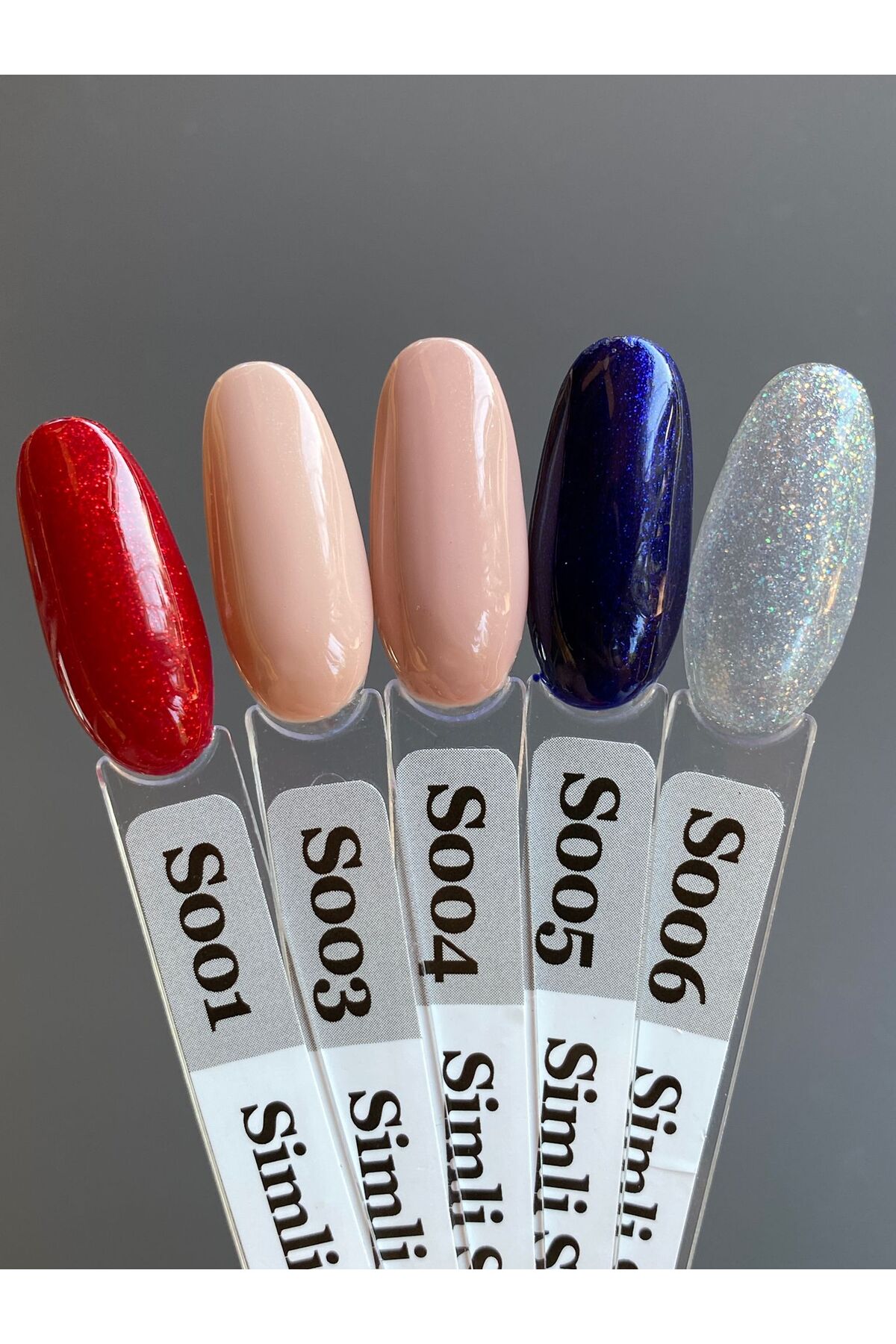 Kalıcı Oje S006, Renkli Simli Şeffaf, 4 ml — رنگارنگ 8860101A01S01S016 — تصویر 4 از 4