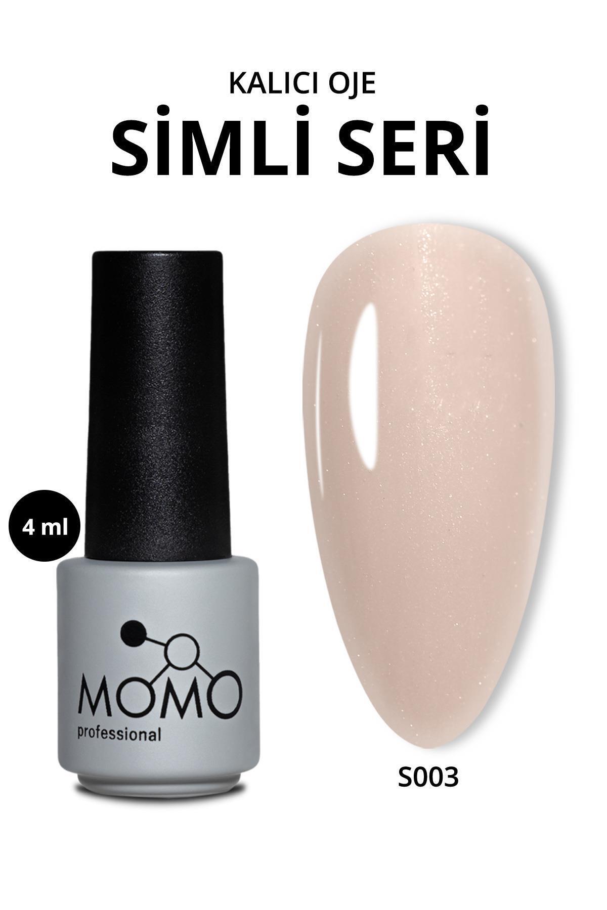 MOMO professional Kalıcı Oje S003, Simli Ten, 4 ml — بژ 8860101A01S01S016