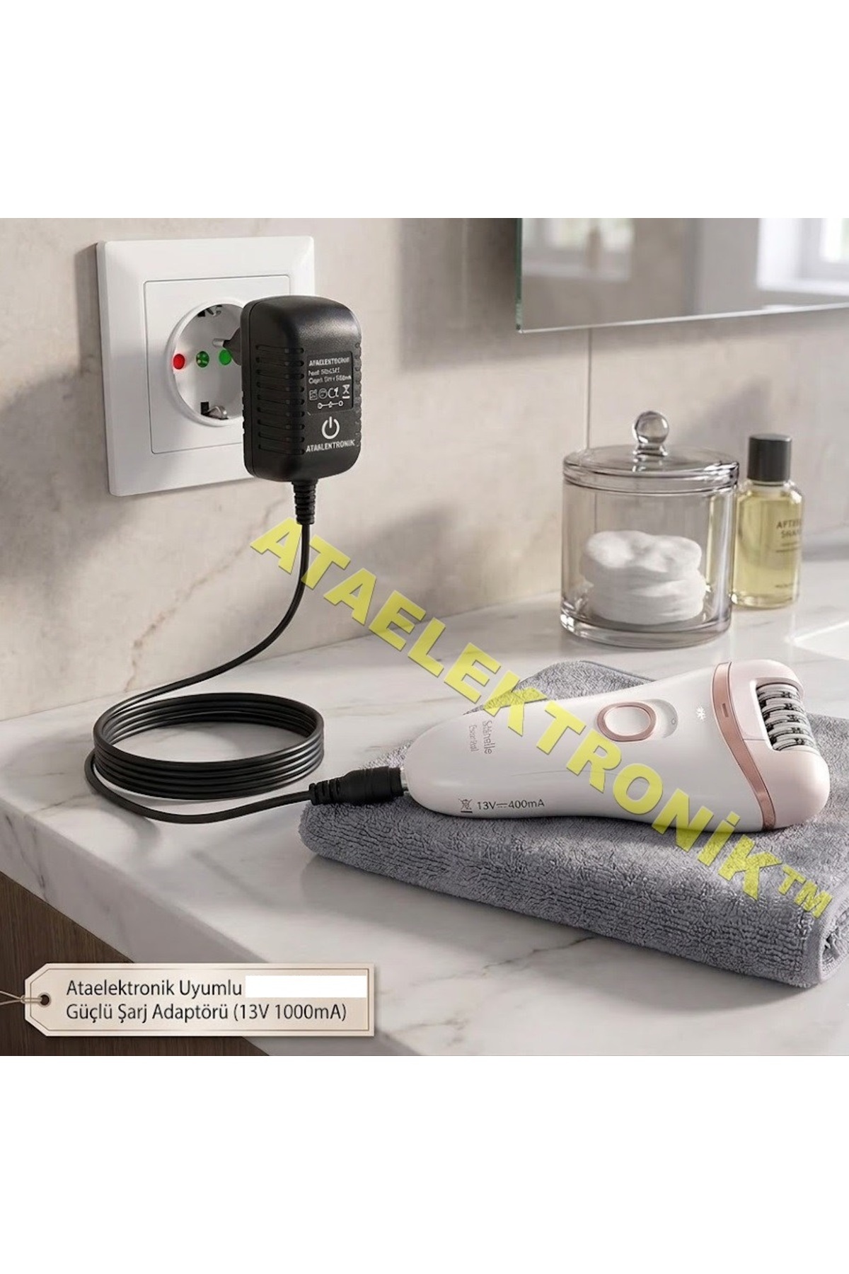ATA ELEKTRONİK Philips Satinelle Epilatör 13v 1ah Epilasyon Aleti Şarj Adaptörü — TRENDELEKTROSATİNEL1