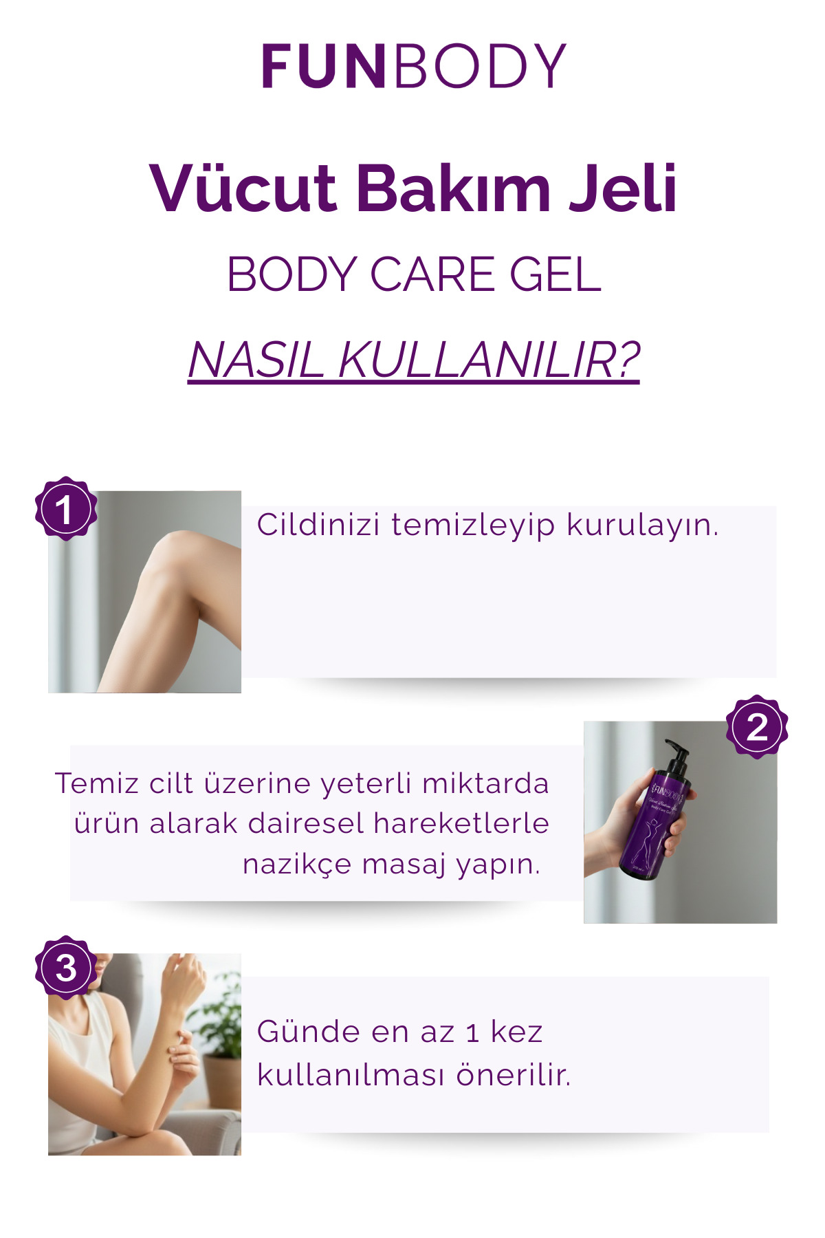 Vücut Bakım Jeli — FVJ — تصویر 6 از 6