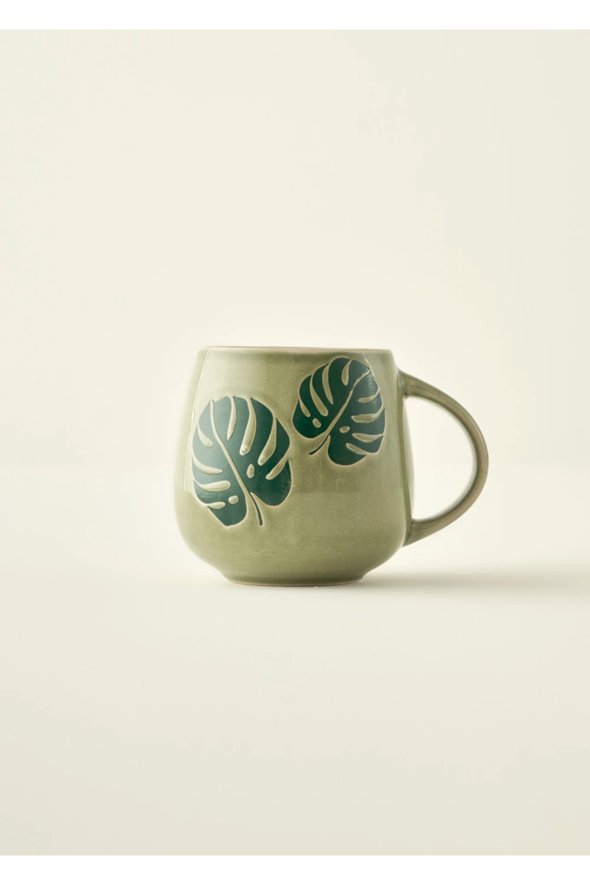 Luna Stoneware Mug Green (510cc)