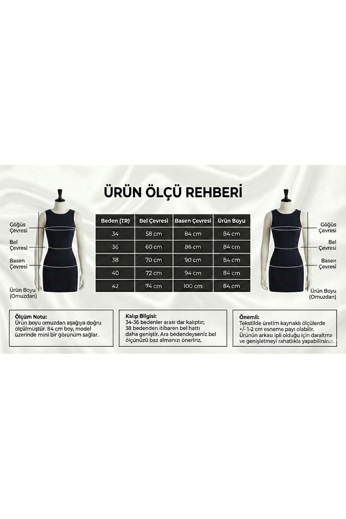 SevinçGüney  Kat Kat Etek Sırt İp Detaylı Saten Mini Abiye (Mezuniyetler)BEL ÖLÇÜSÜ İÇİN AÇIKLAMAYA BAKINIZ - Görsel 6