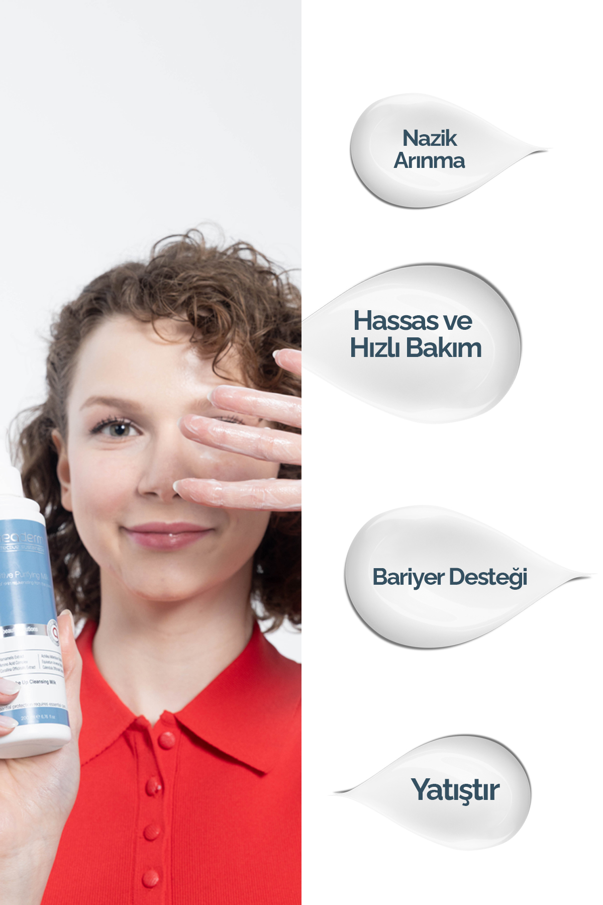 Hassas Ciltler İçin Temizleme Sütü / Sensitive Purifying Milk — 8680525350082 — تصویر 6 از 7
