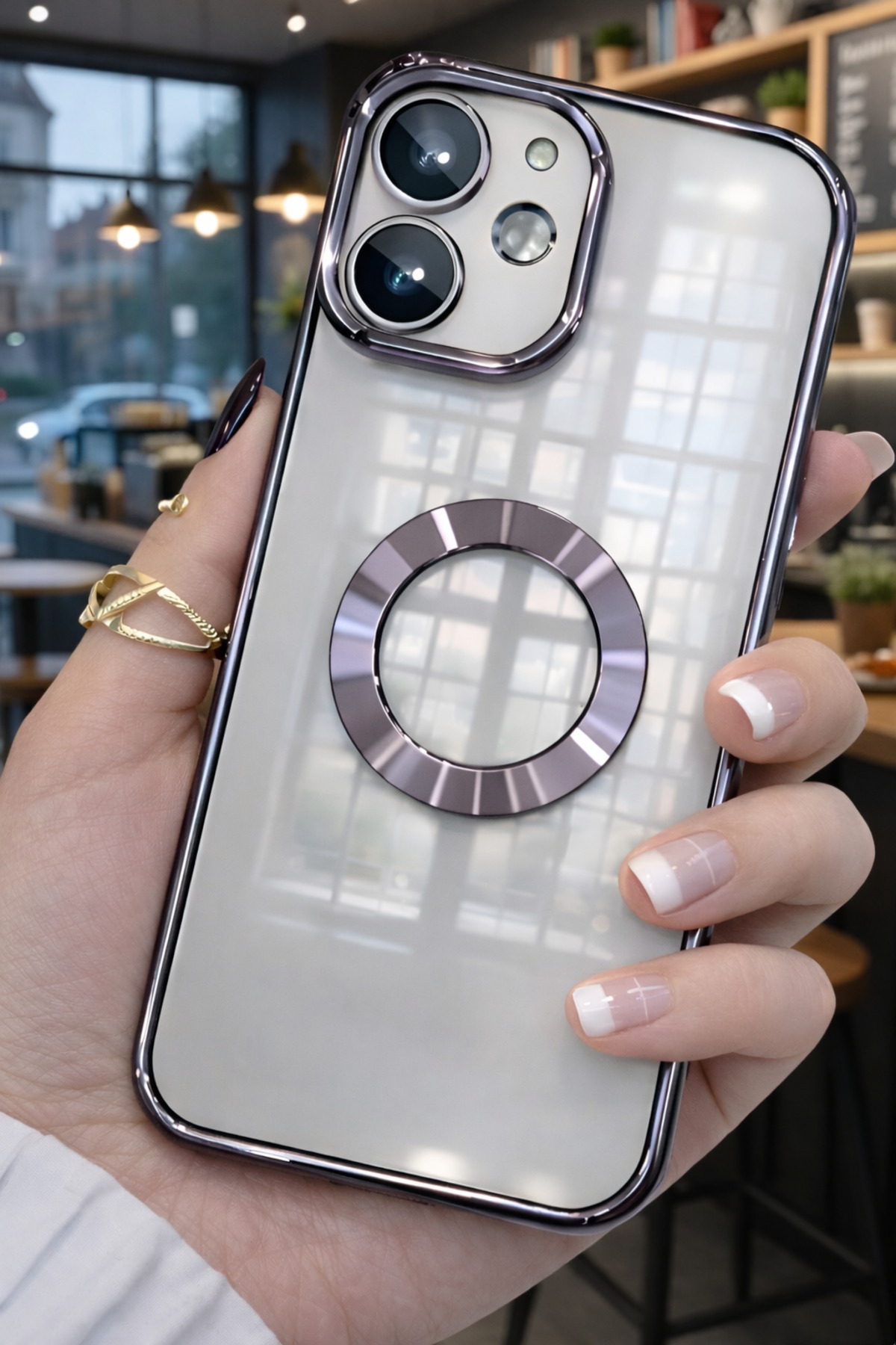 Iphone 11 Case Corners Colorful Transparent Camera Shielded Silicone Luxury Cover Compatible