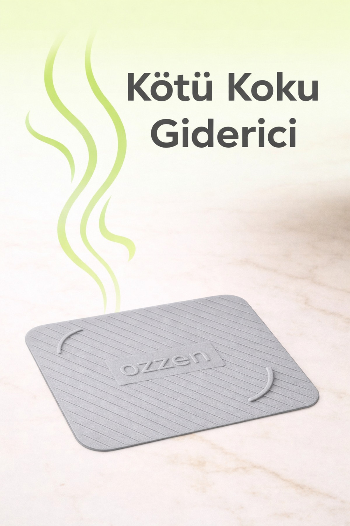 GRİ Kötü Koku Böcek Önleyici Silikon Mat Banyo Mutfak Lavabo Balkon Gider Tıpası Kapağı