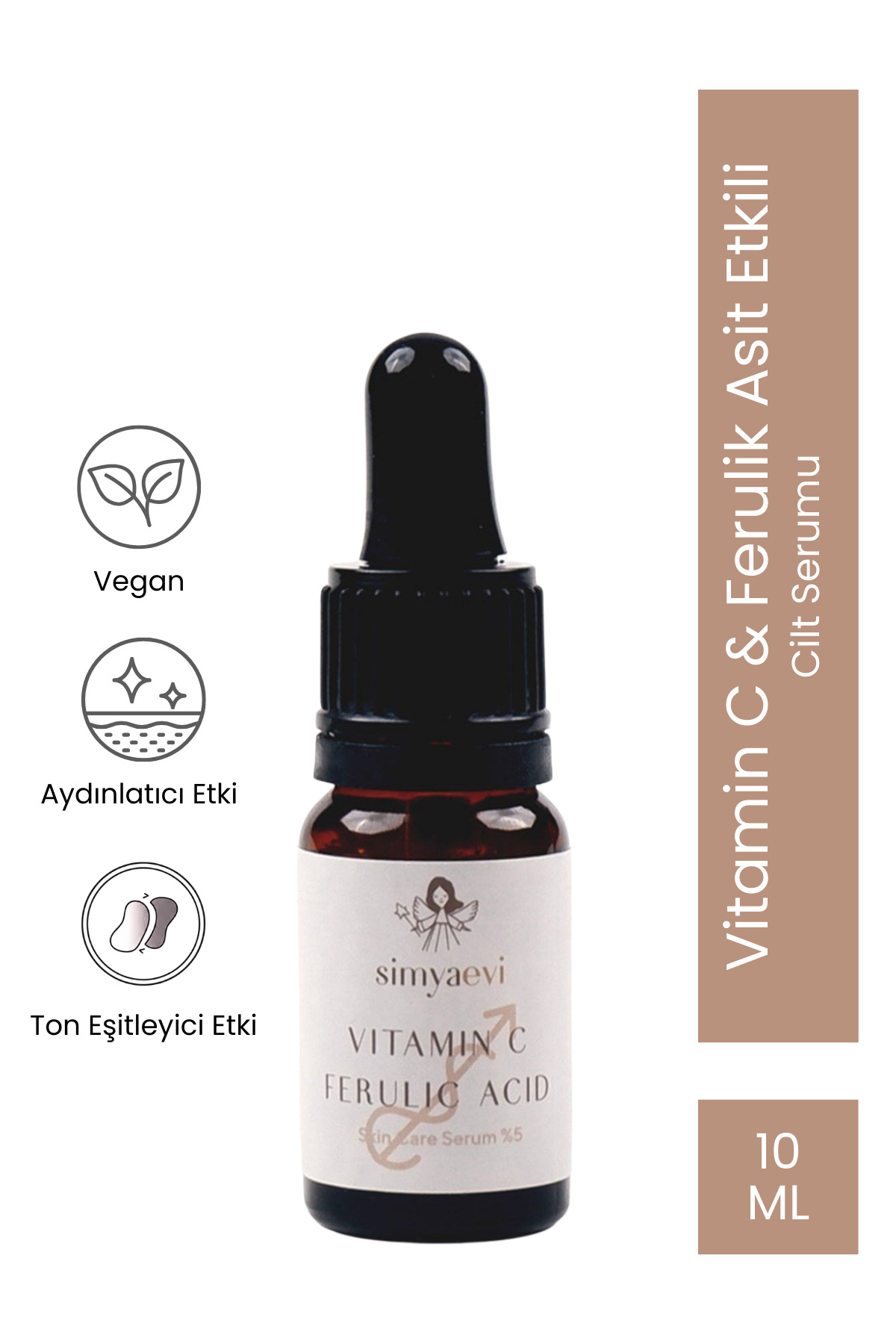 Simya Evi Vitamin C Ferulic Acid Cilt Bakım Serumu (%5) — 8681925062803