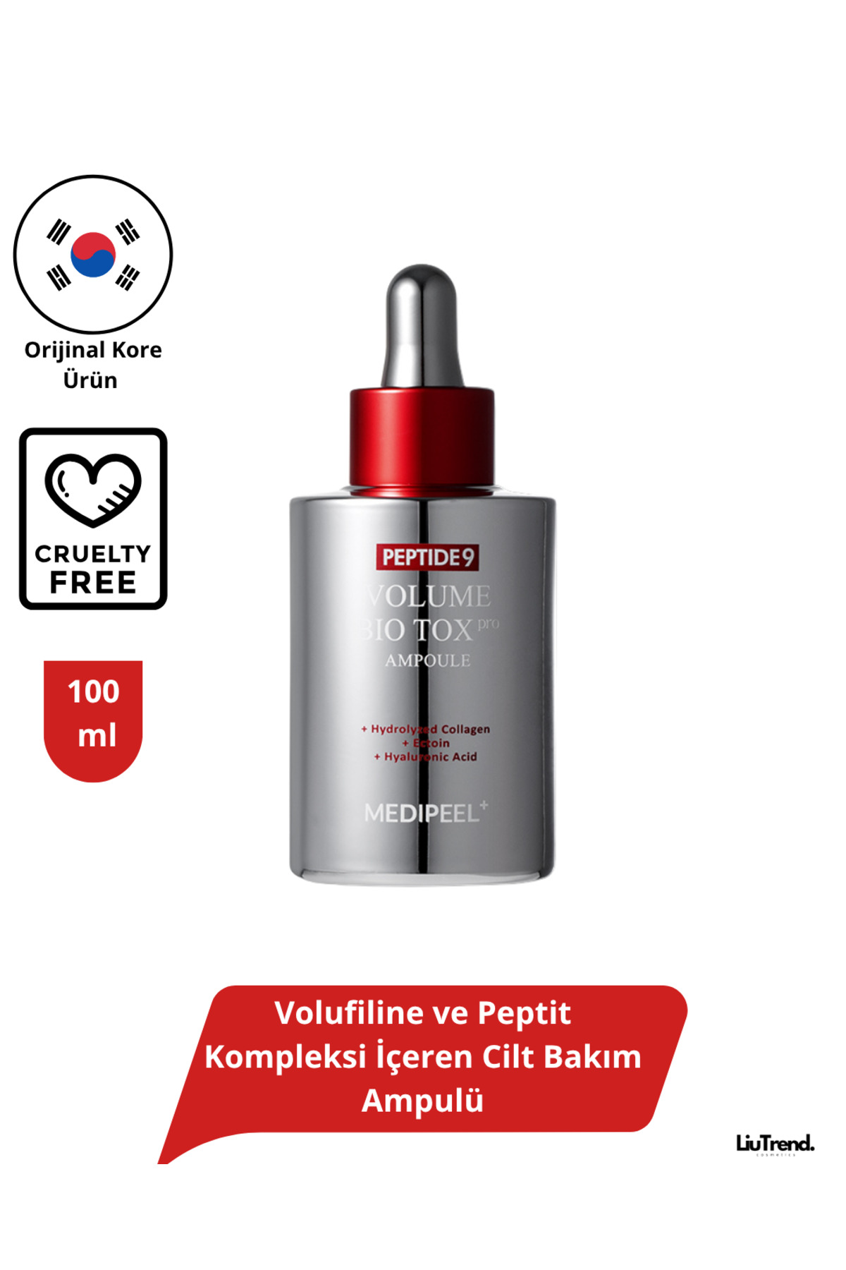 Medipeel Peptide 9 Volume Bio Tox Ampoule Pro 100 ml Volufiline ve Peptit İçeren Cilt Bakım Ampulü M0067 — Mdp2024VBAP