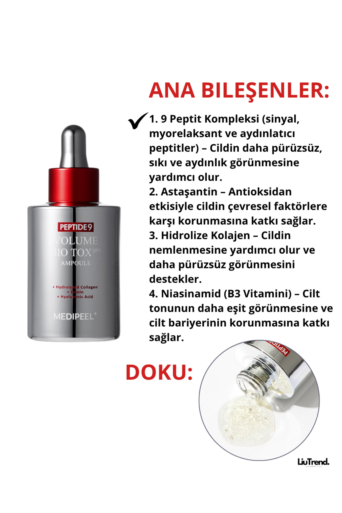 Peptide 9 Volume Bio Tox Ampoule Pro 100 ml Volufiline ve Peptit İçeren Cilt Bakım Ampulü M0067 — Mdp2024VBAP — تصویر 2 از 8