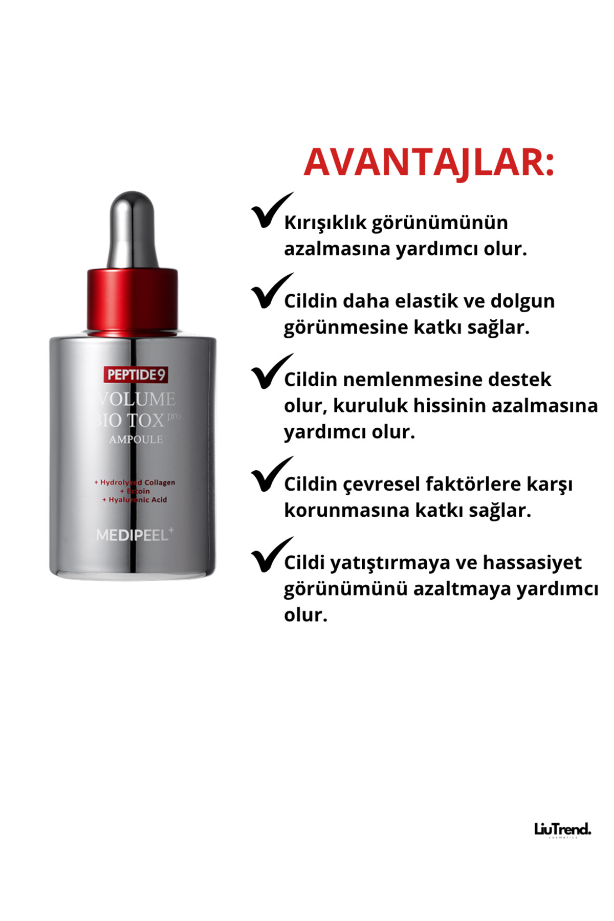 Peptide 9 Volume Bio Tox Ampoule Pro 100 ml Volufiline ve Peptit İçeren Cilt Bakım Ampulü M0067 — Mdp2024VBAP — تصویر 3 از 8