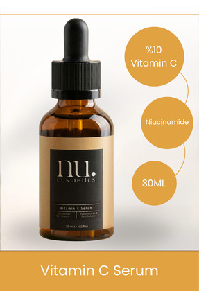 NU Cosmetics Vitamin C Aydınlatıcı Ve Ton Eşitleyici Bakım Serumu 30 ml (%10 ...