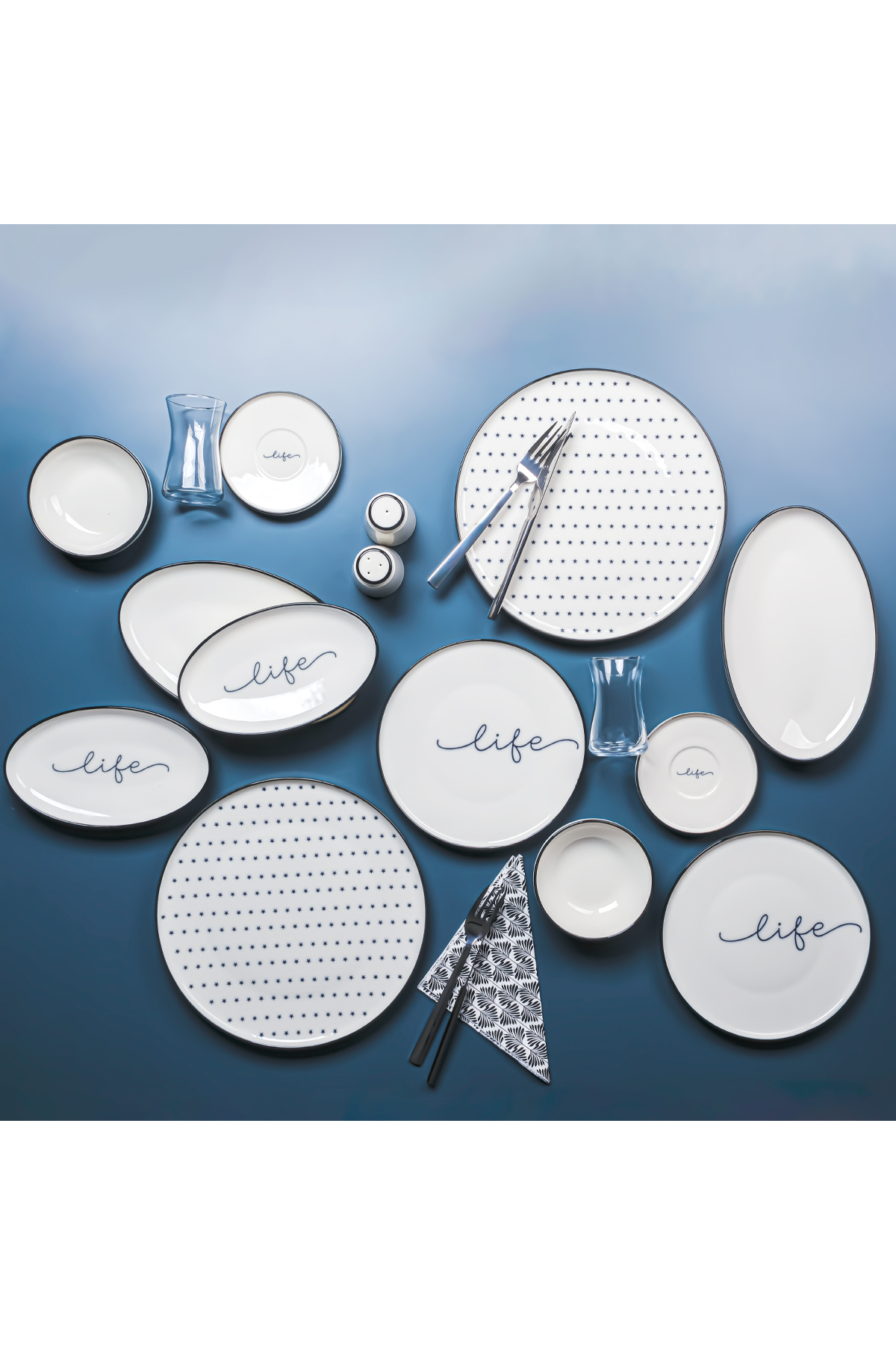 Maya Life 34-Piece Breakfast Set for 6