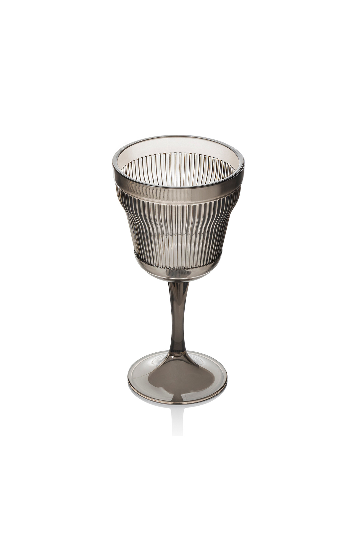 Smoked Glass with Baroque Legs