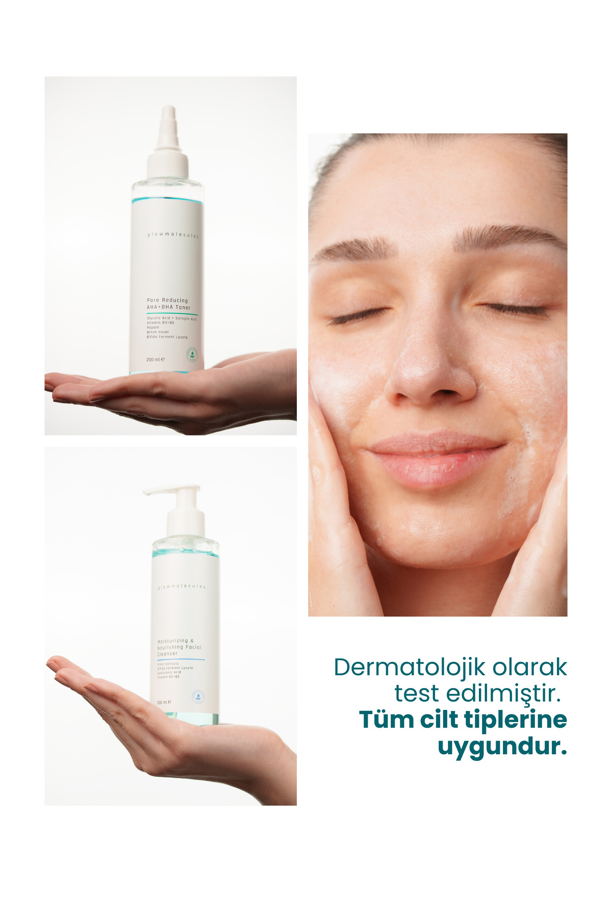 2’li Set Arındır & Dengele Cleanser Jel & Aha Bha Tonik — GLW-SET-1A — تصویر 5 از 9