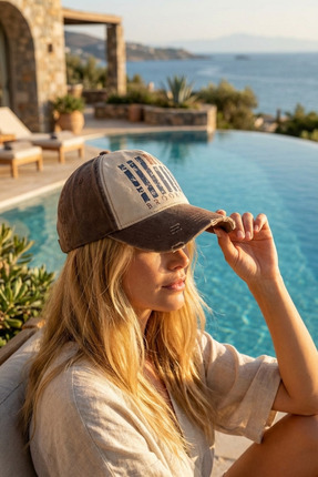 LAGRANZE NYC Brooklyn Vintage Görünümlü Şapka – Eskitme Unisex Baseball Cap –...