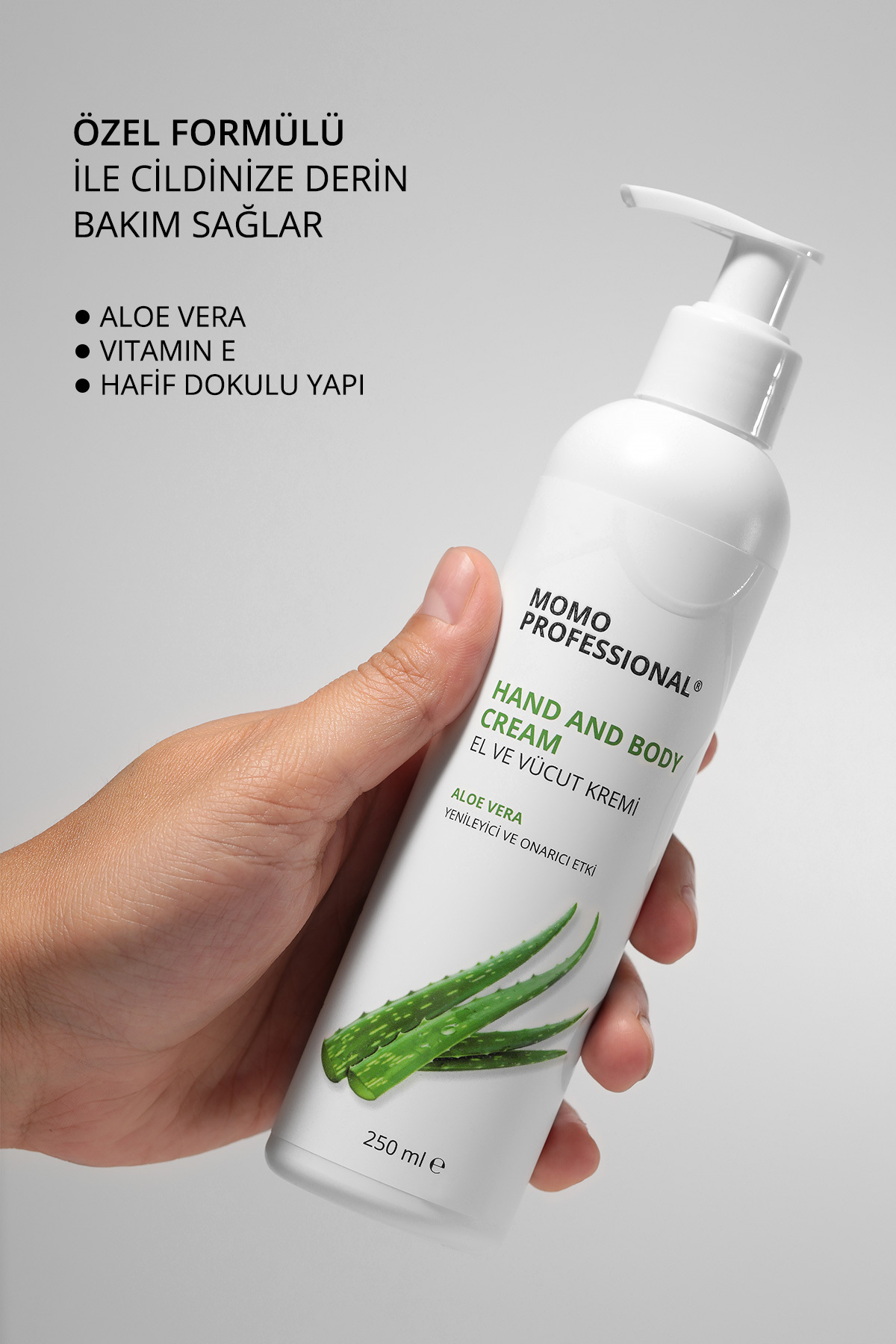 El ve Vücut Kremi Aloe Vera Özlü, Yoğun Nemlendirici, Yenileyici ve Onarıcı Etki, 250 ml — 1900107G02S11IN01 — تصویر 7 از 8