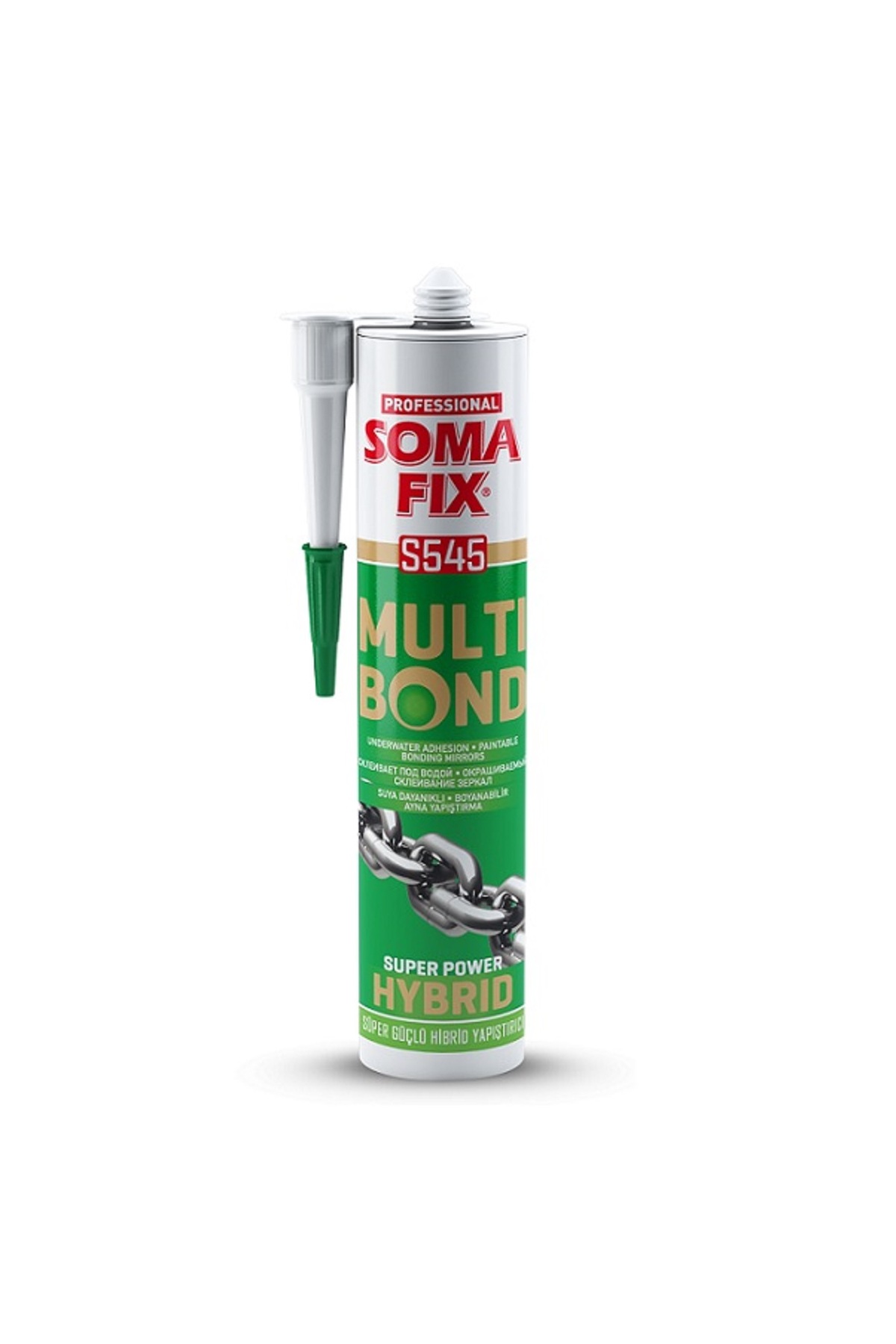 290ml White Hybrid Multi Bond Liquid Nail Waterproof Cornice Plaster Adhesive Silicone