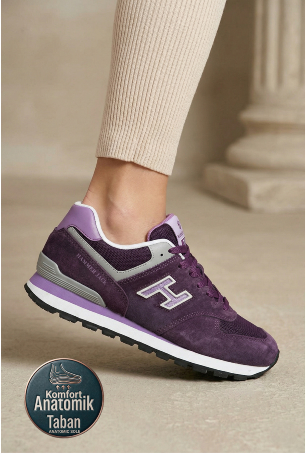 Hammer Jack Kadın Sneaker Lila 19253-g Günlük Spor Ayakkabı
