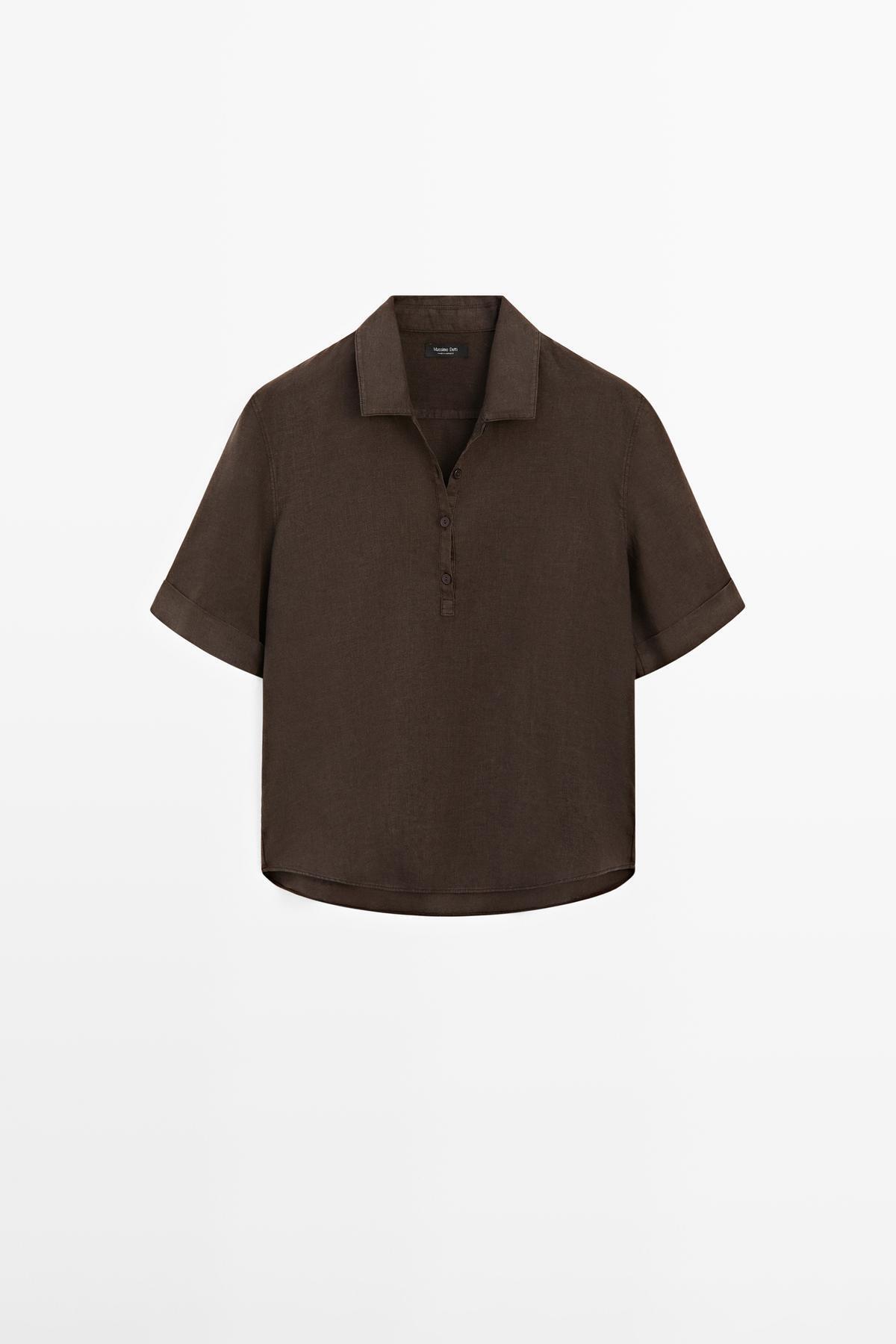Massimo Dutti  Polo keten bluz - Görsel 5