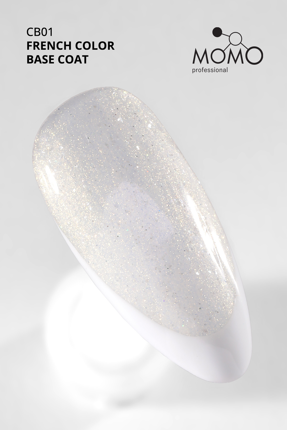 Kalıcı Oje French Color Base Coat CB01, Işıltılı Rakı Beyazı, 10 ml — خاکی 8860101A12S09CB01 — تصویر 3 از 7
