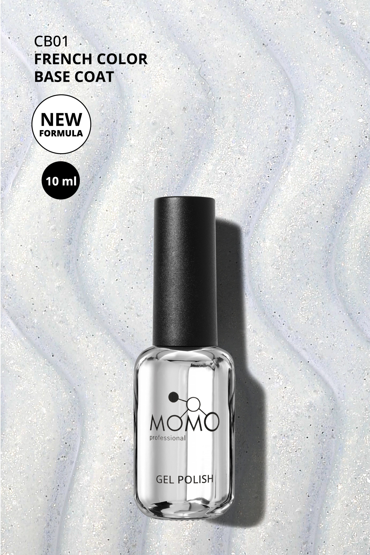 Kalıcı Oje French Color Base Coat CB01, Işıltılı Rakı Beyazı, 10 ml — خاکی 8860101A12S09CB01 — تصویر 7 از 7