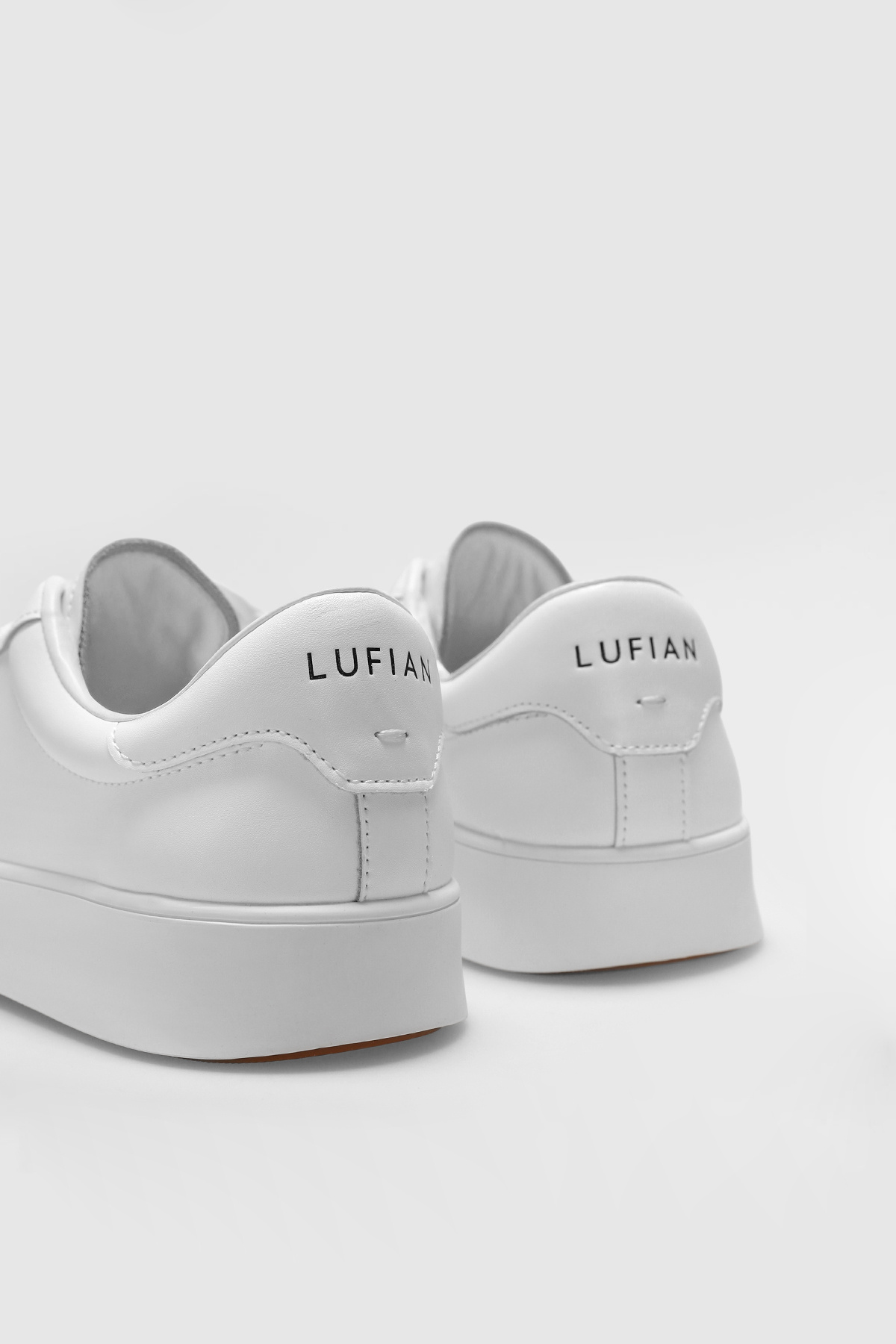 Lufian  Anton Erkek Deri Sneaker Ayakkabı Beyaz - Görsel 6